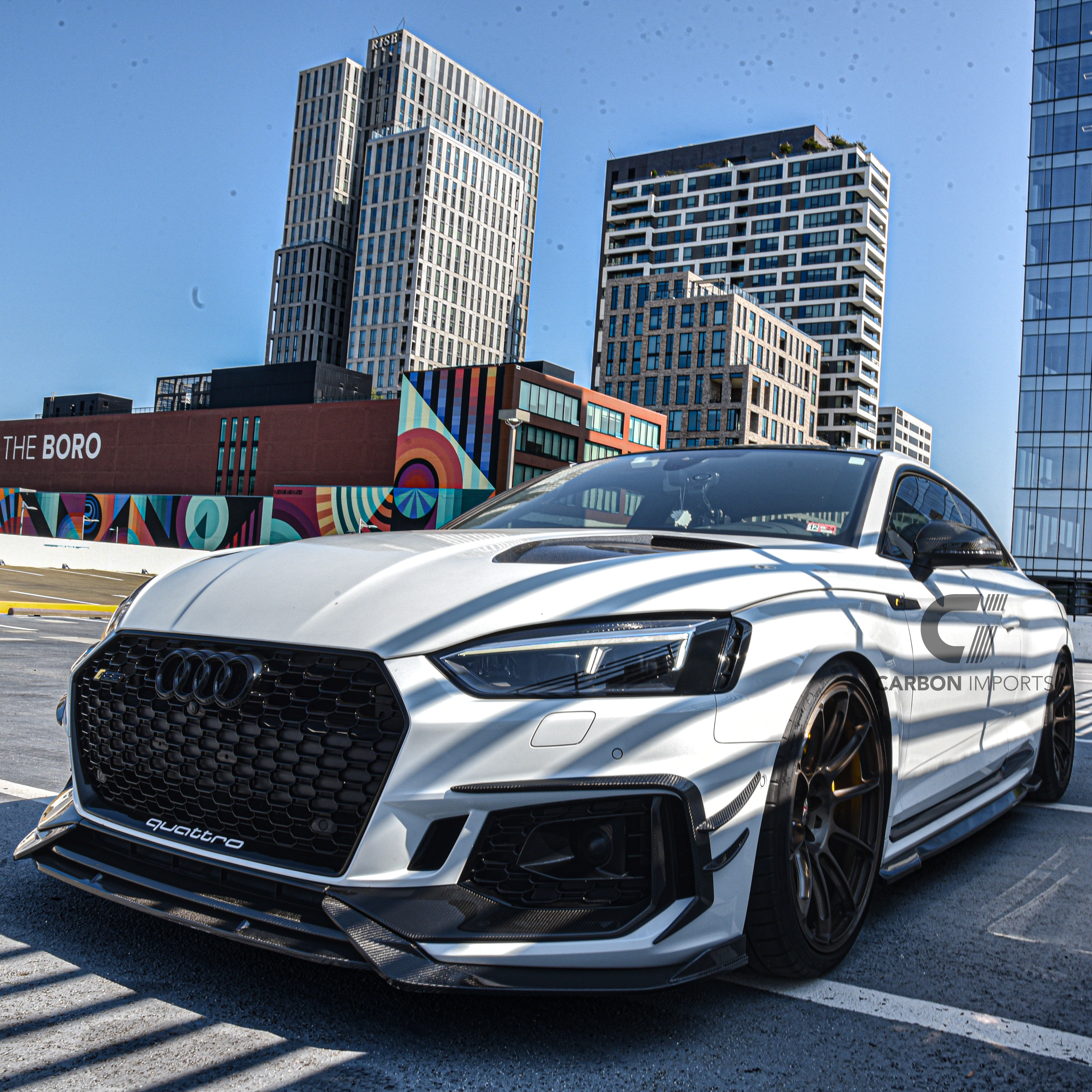 Audi RS5 B9 Carbon Fiber Side Skirts 2017-2019
