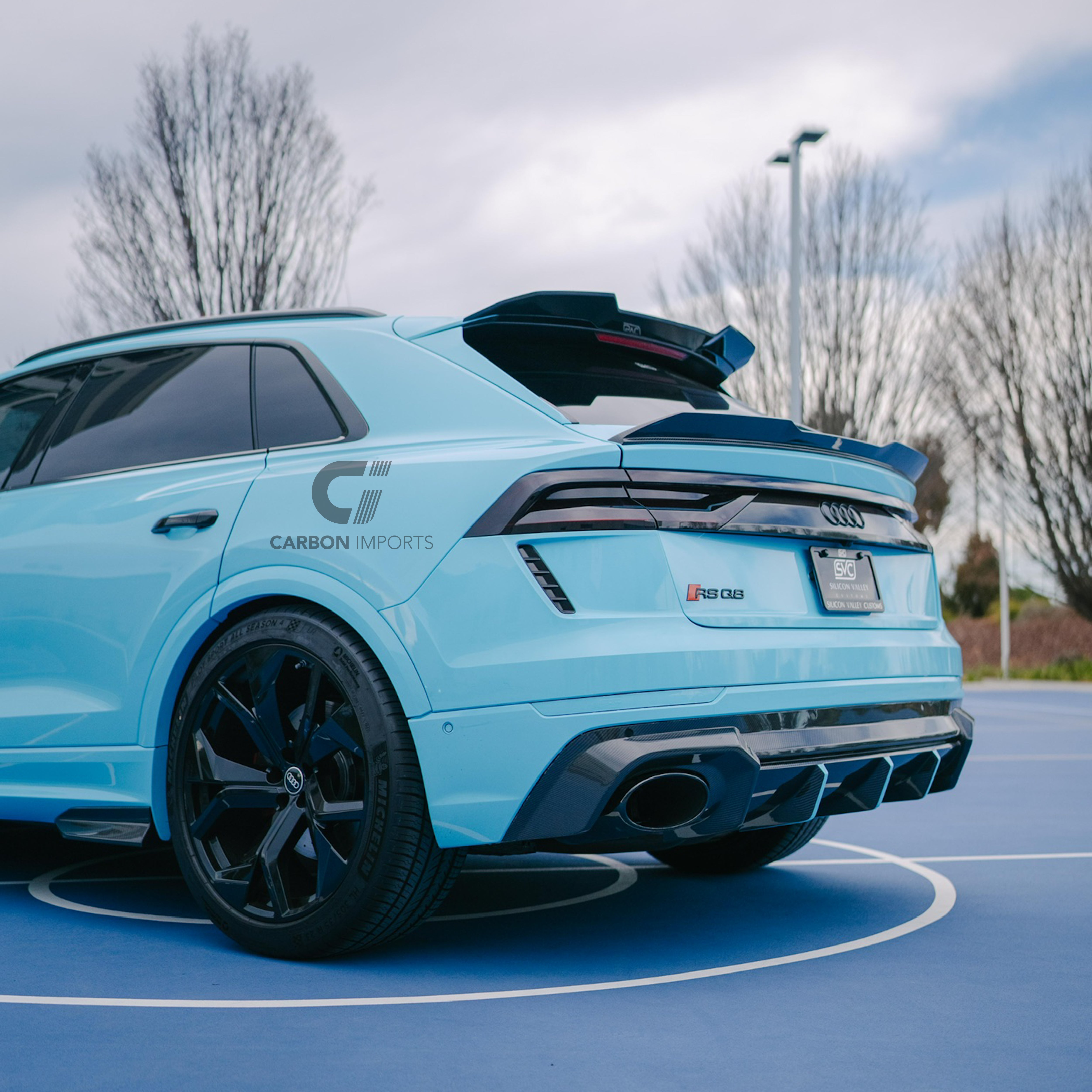 Audi RSQ8 Carbon Fiber Roof Spoiler 2020-2024