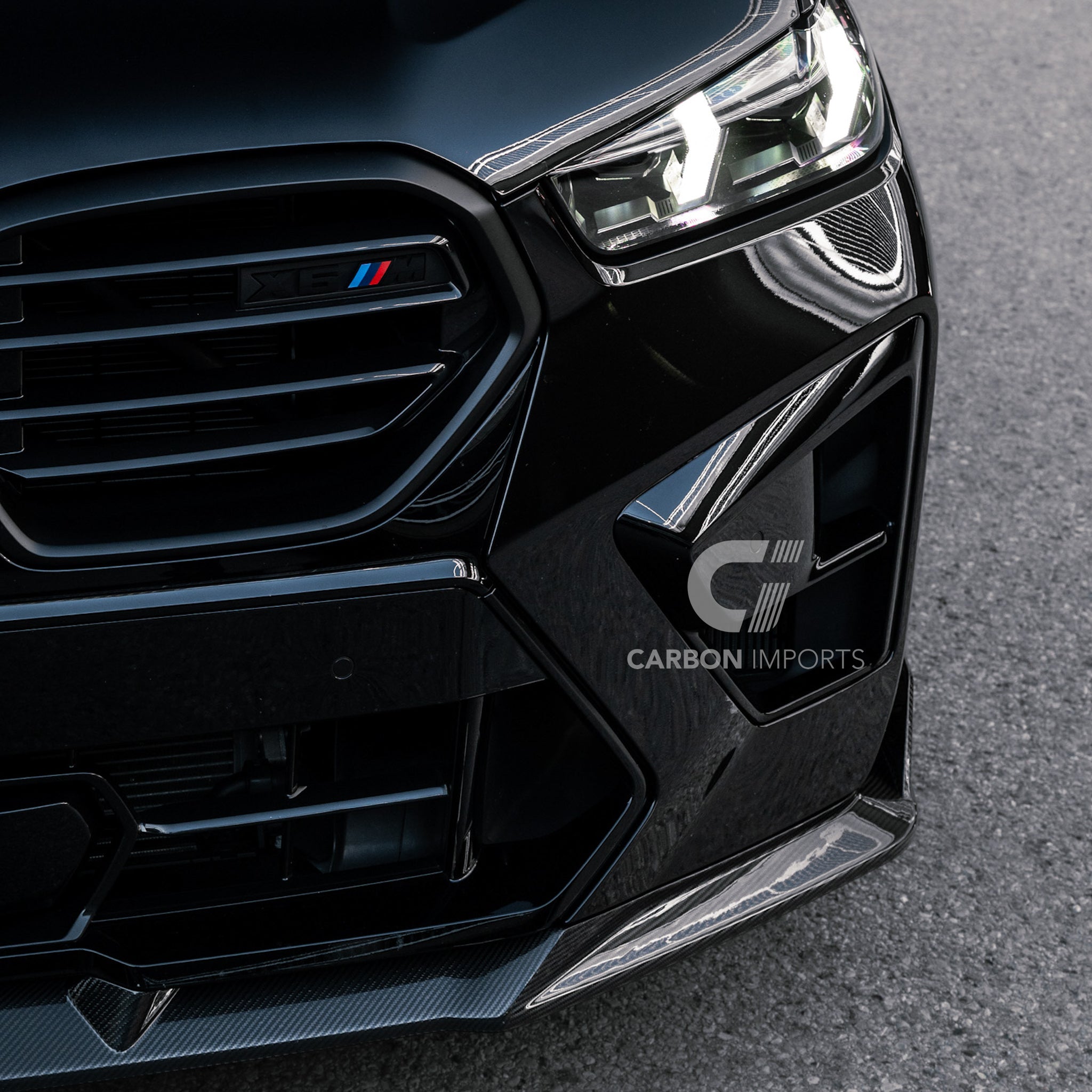 BMW X6M G06 Carbon Fiber Front Lip 2024-2026