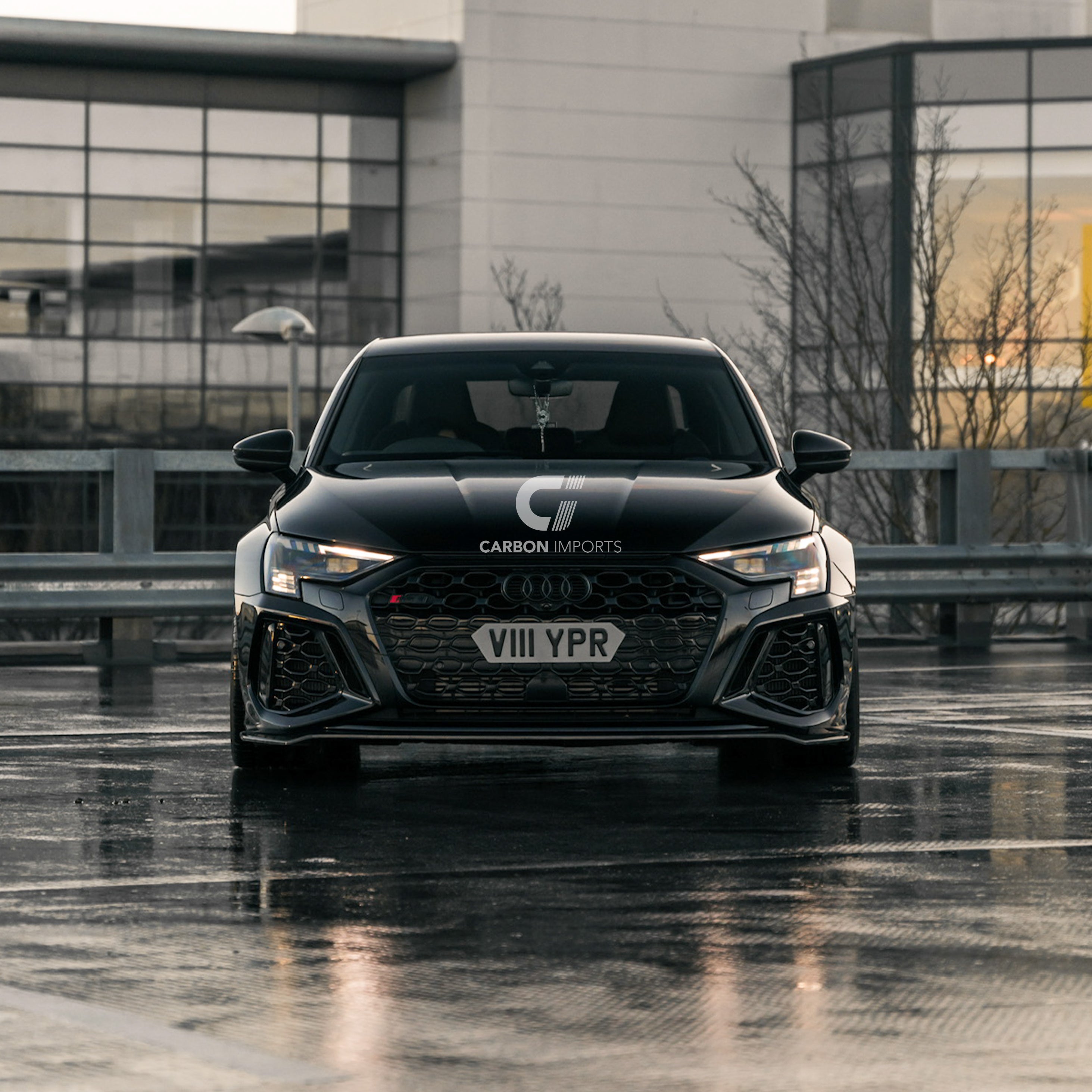 Audi RS3 8Y Carbon Front Fiber Lip 2021-2024
