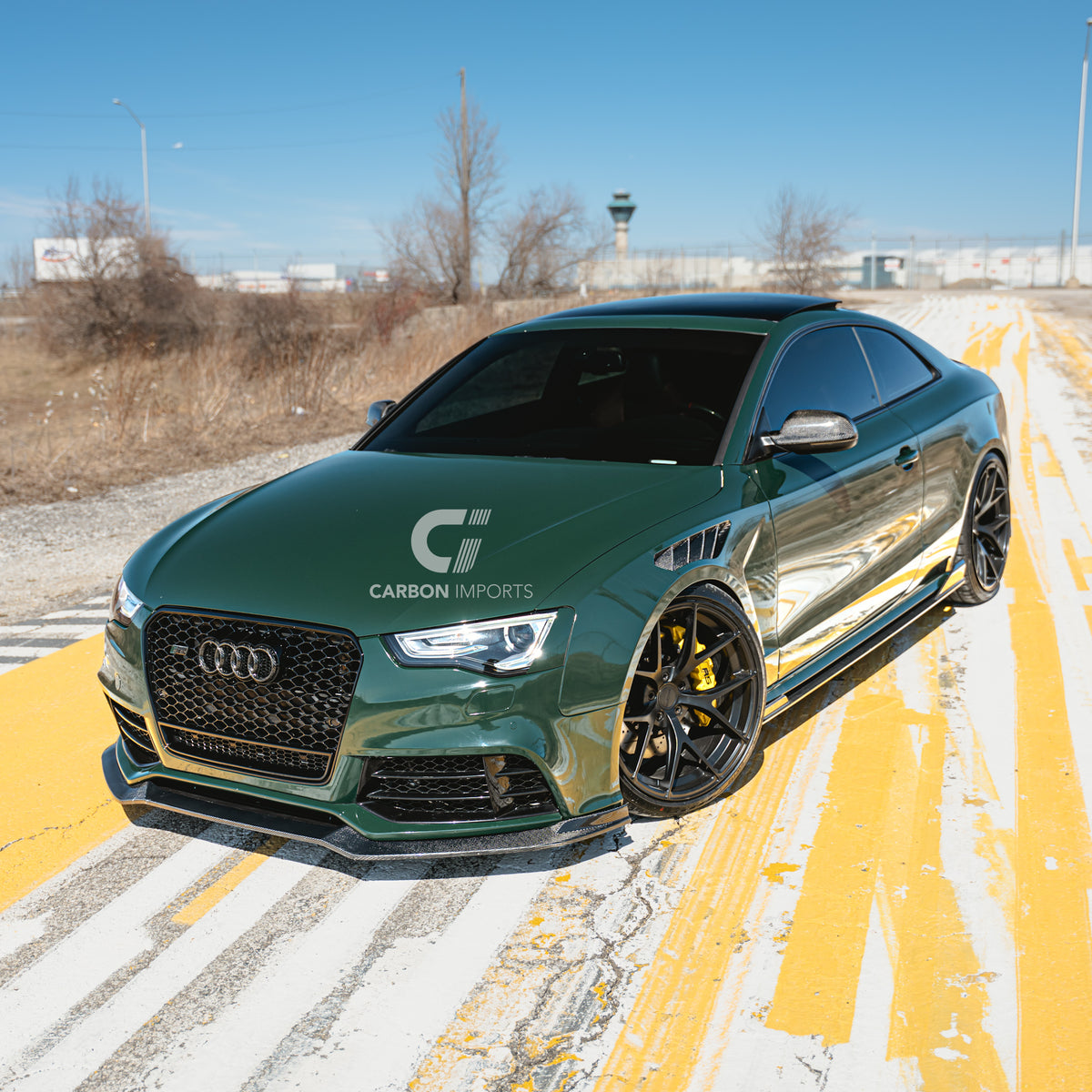Audi S5/A5 B8/B8.5 Carbon Fiber Side Skirts 2007-2016