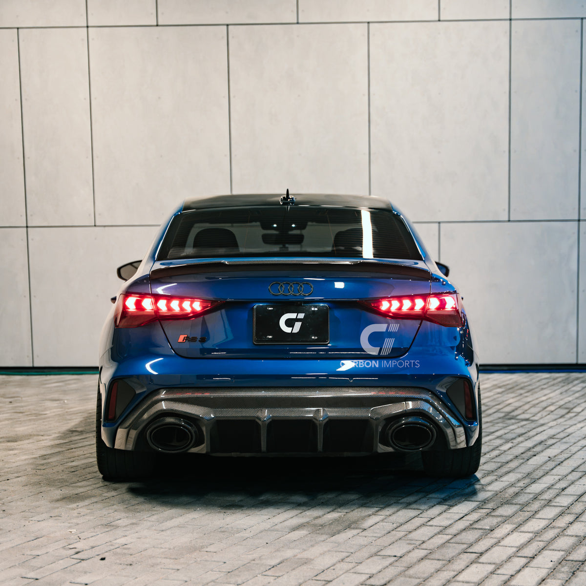 Audi RS3 8Y.5 Carbon Fiber Rear Diffuser 2025-2026 V1