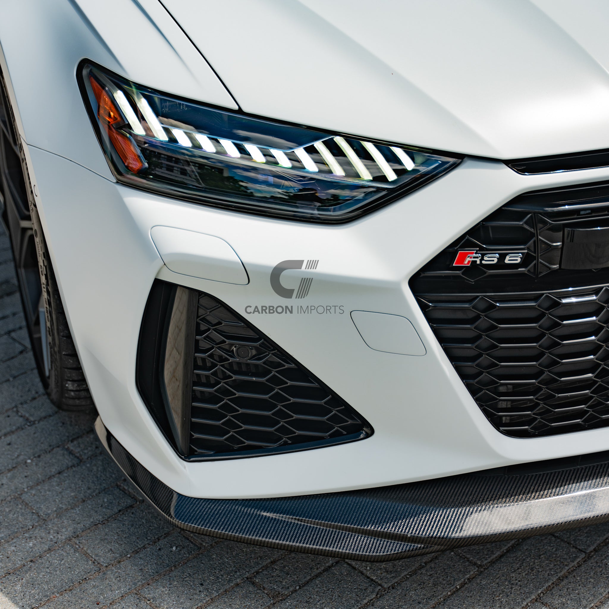 Audi RS6/RS7 C8 Carbon Fiber Front Lip V3 2020-2026