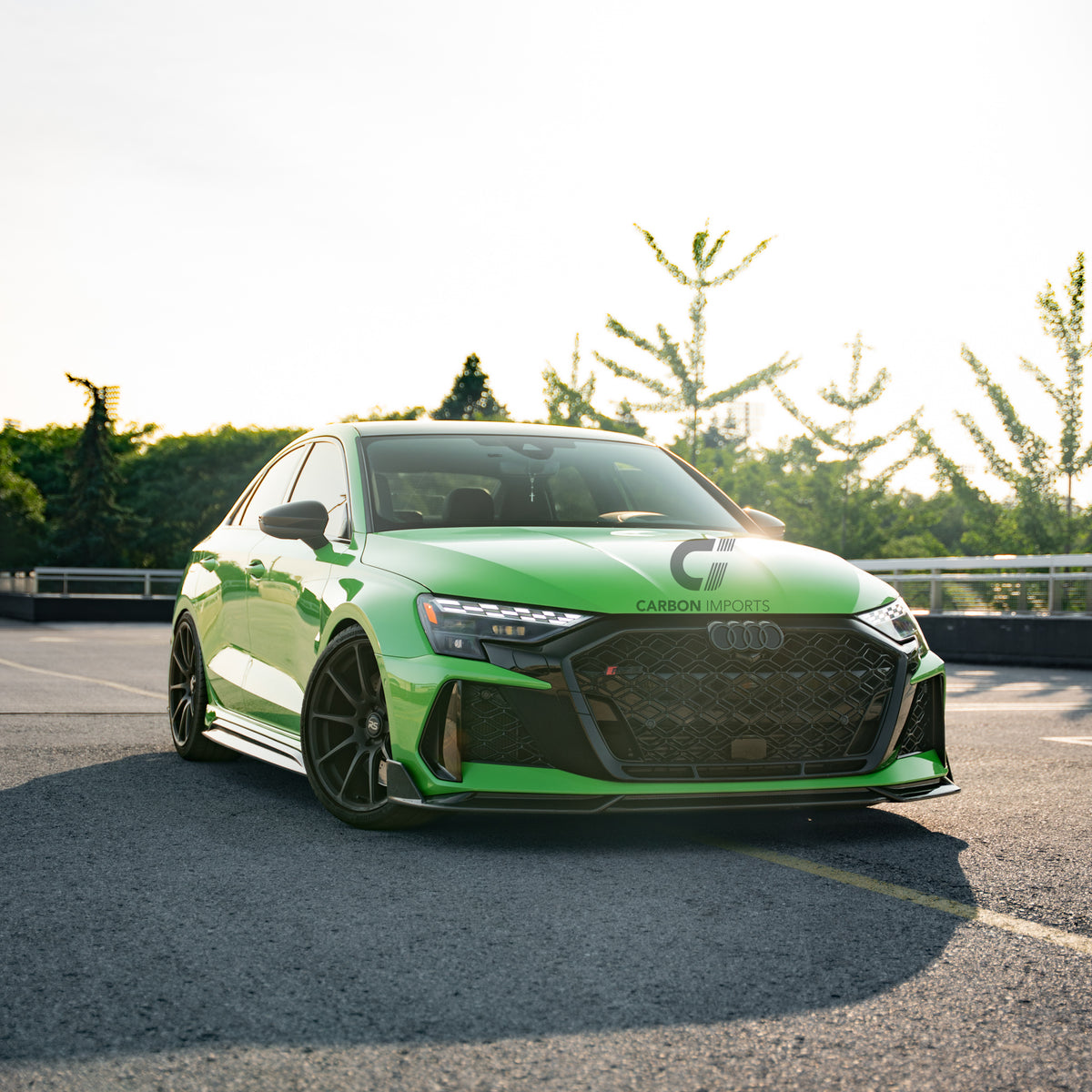Audi RS3 8Y.5 Carbon Fiber Front Lip 2025-2026 V2