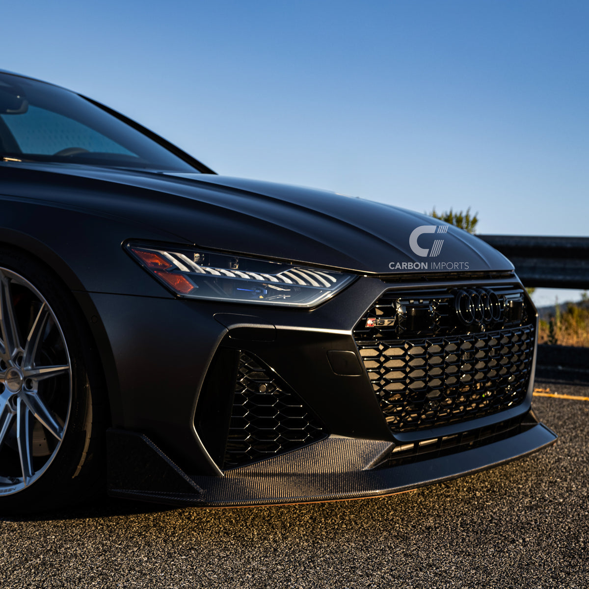 Audi RS6/RS7 C8 Carbon Fiber Front Lip V2 2020-2026
