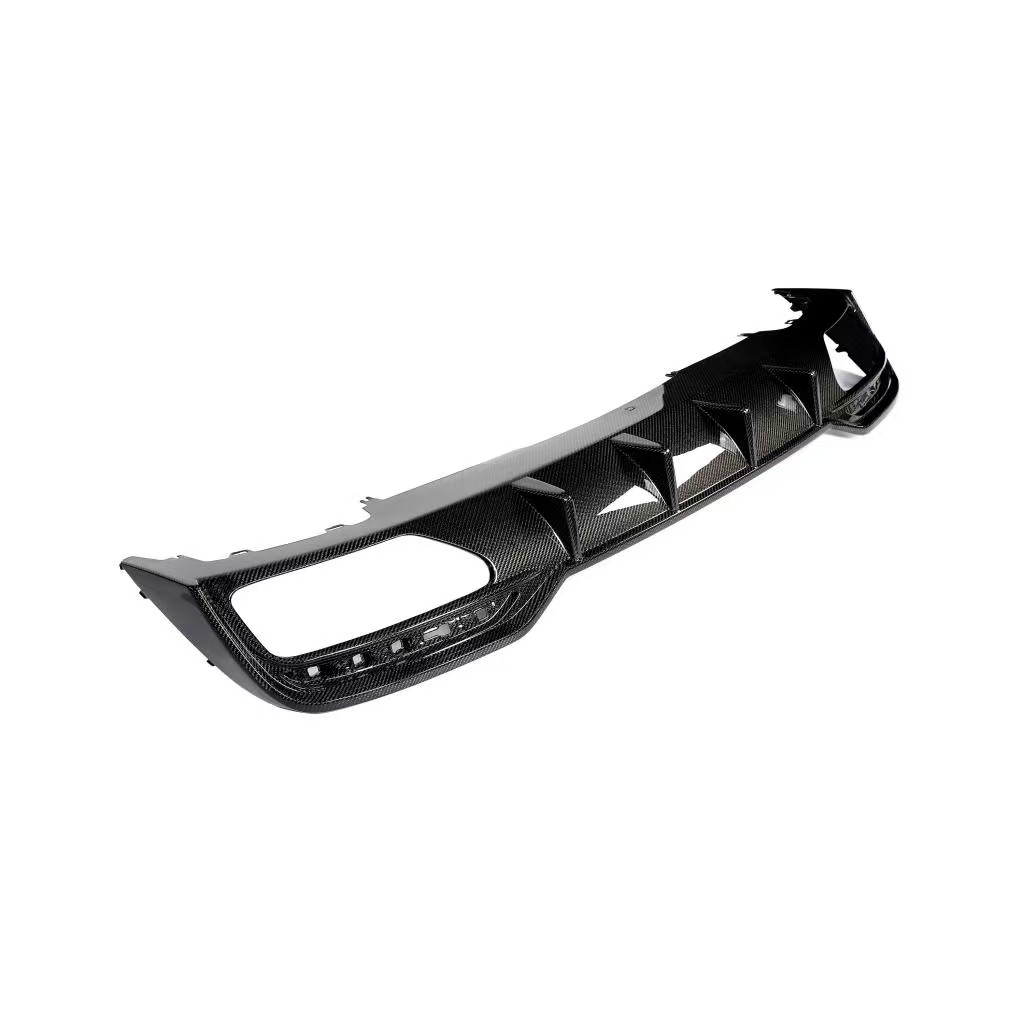 Audi A4 S-Line B9.5 Carbon Fiber Rear Diffuser 2020-2025