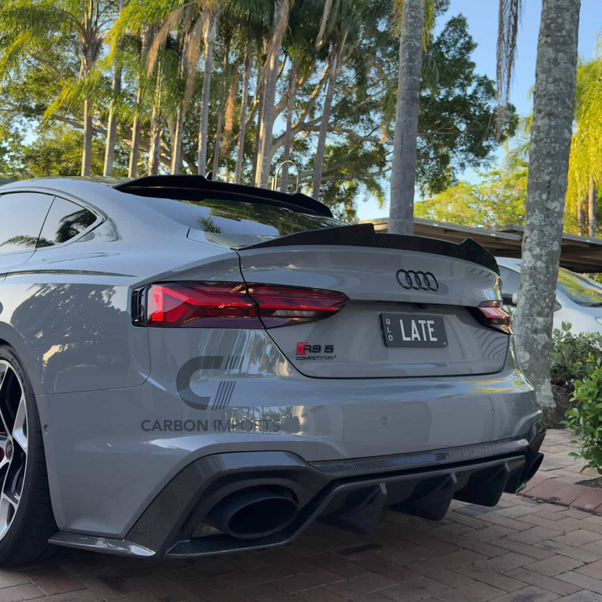 Audi A5/S5/RS5 B9/B9.5 Carbon Fiber Roof Spoiler 2017-2025 V2