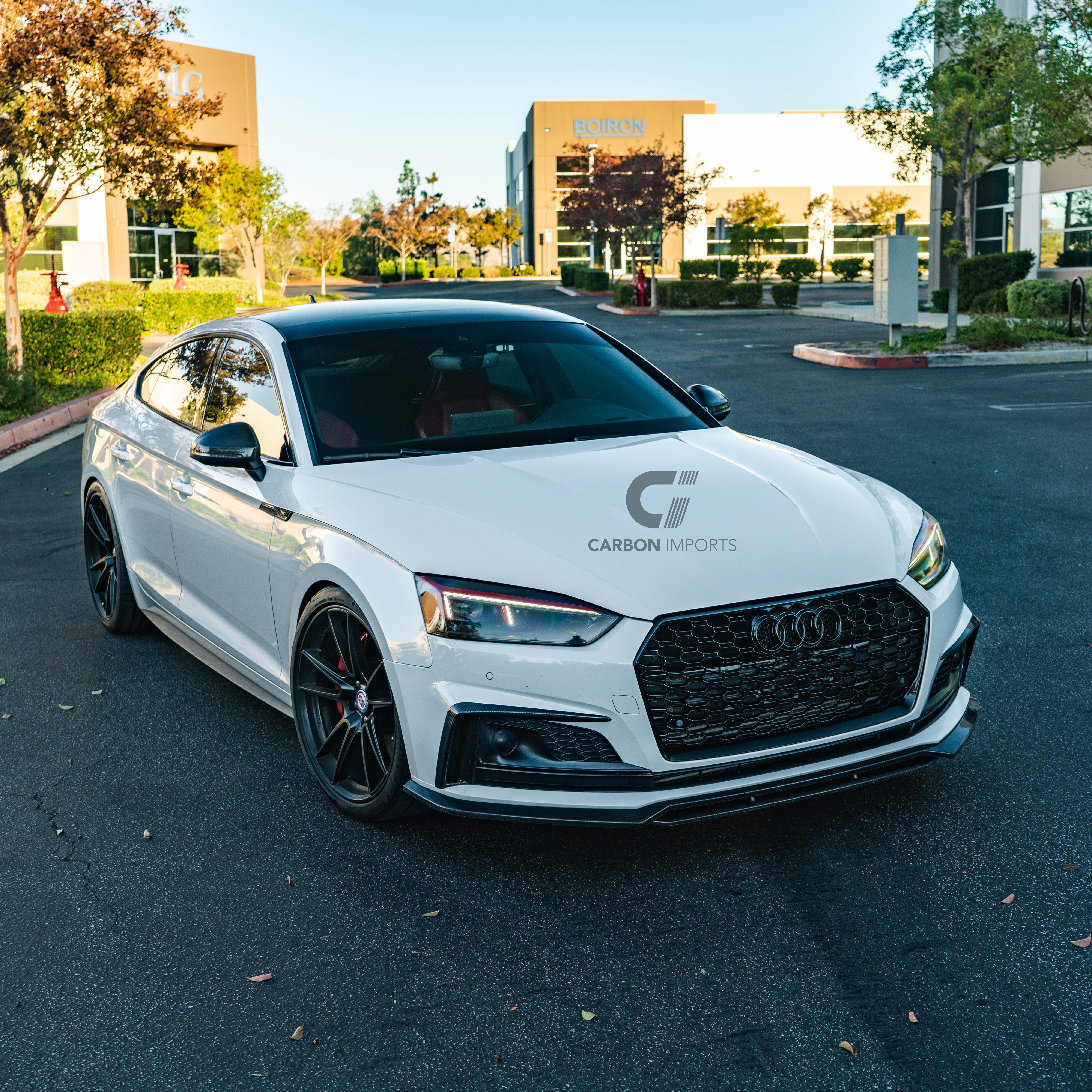 Audi S5/A5 B9 Carbon Fiber Front Lip 2017-2019