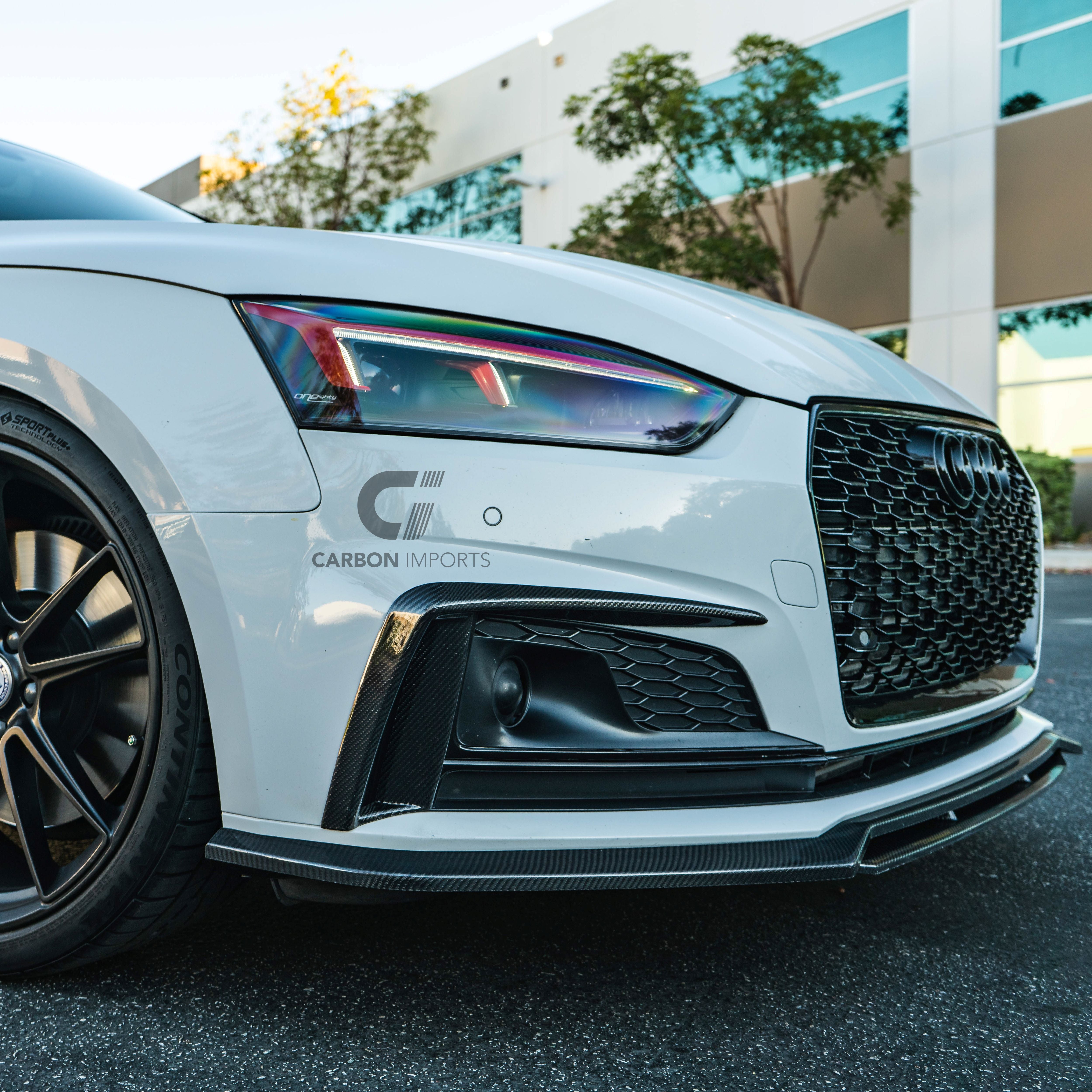 Audi S5/A5 B9 Carbon Fiber Front Lip 2017-2019