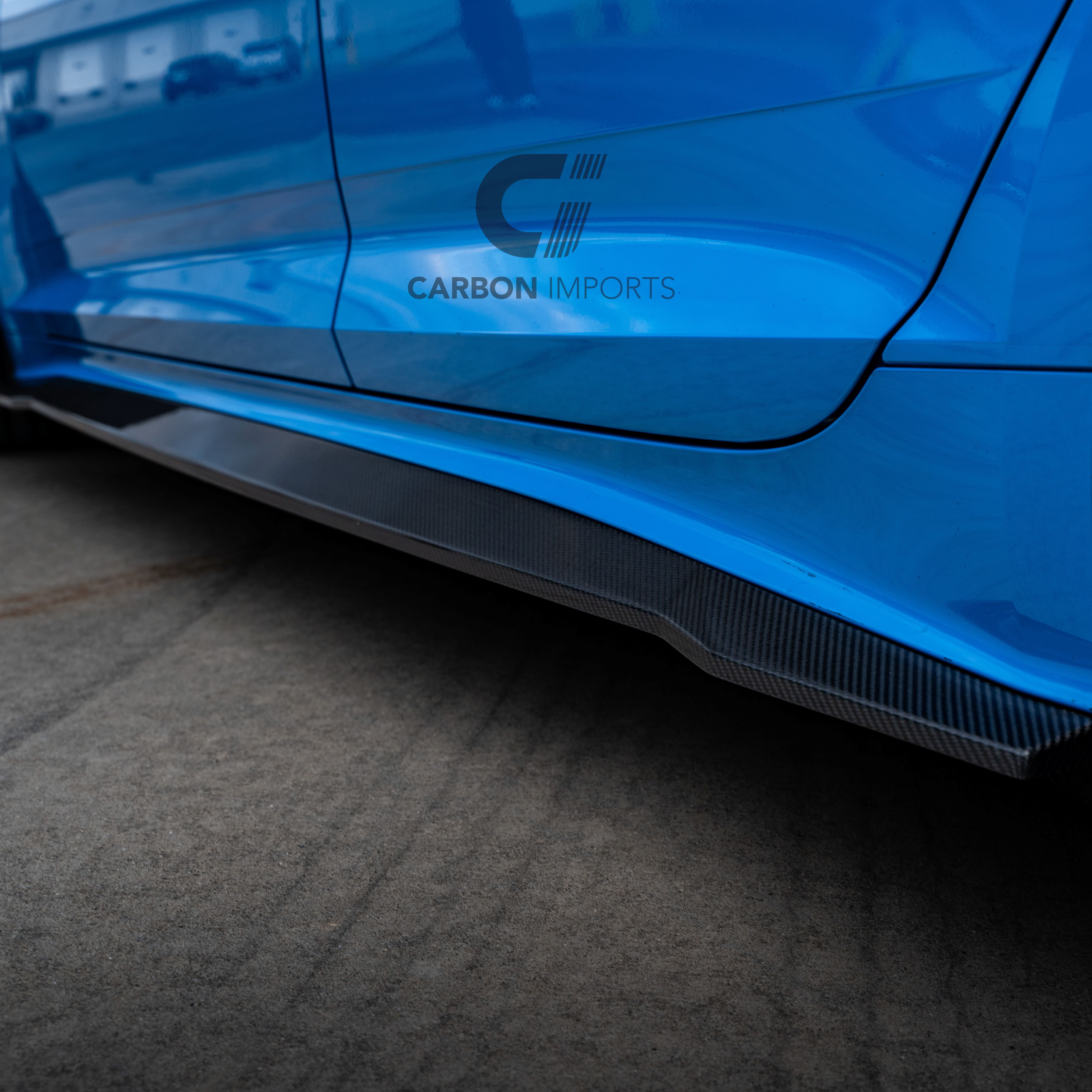 Audi S5/A5 S-Line B9.5 Carbon Fiber Side Skirts 2020-2025
