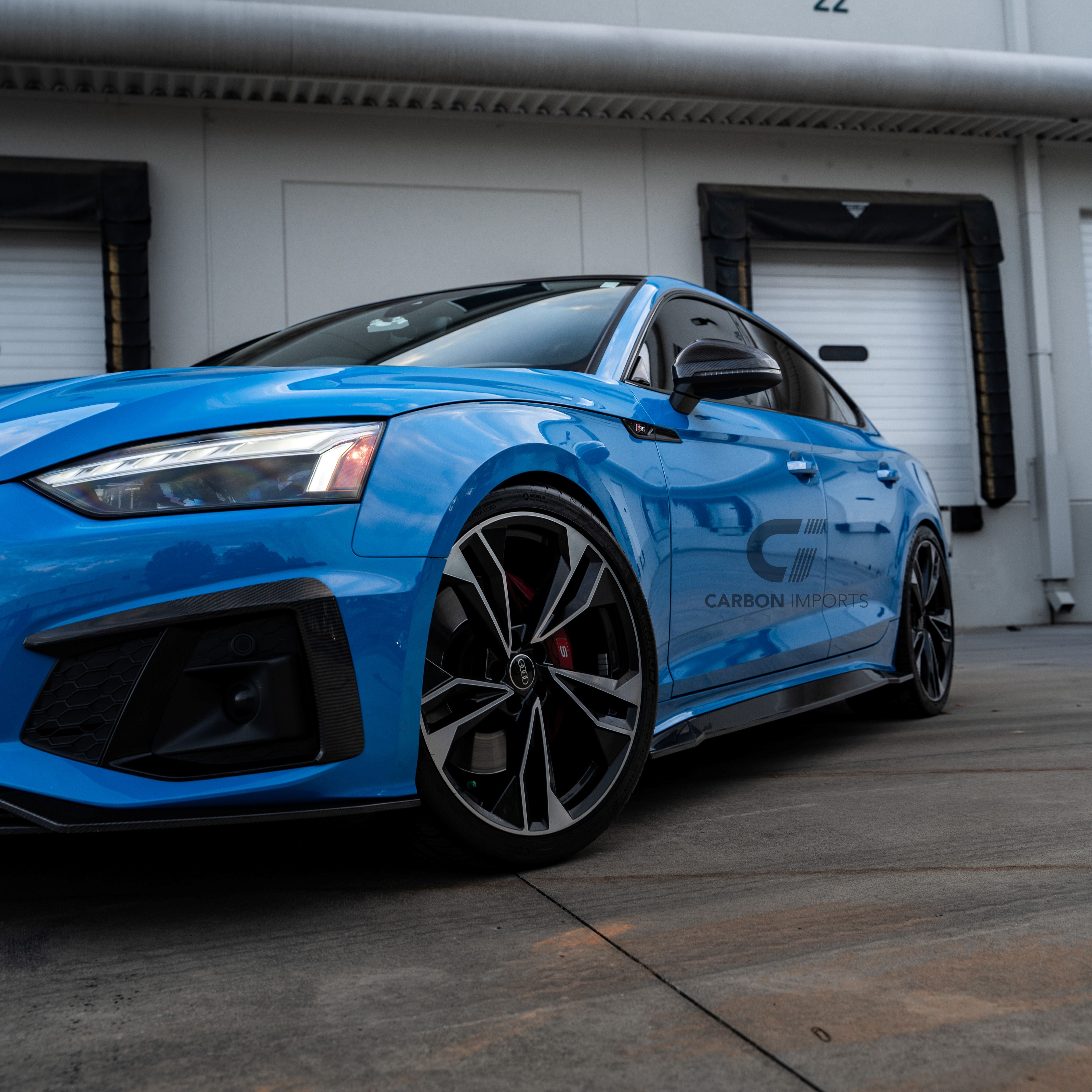 Audi S5/A5 S-Line B9.5 Carbon Fiber Fog Canards 2020-2025 V1