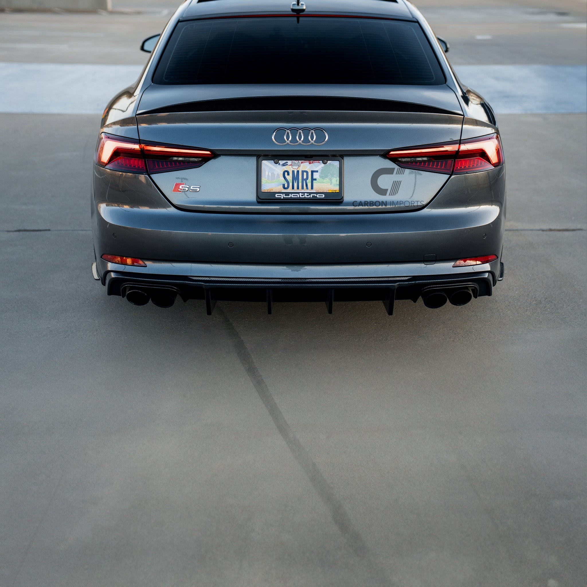 Audi S5/A5 S-Line B9 Carbon Fiber Rear Diffuser 2017-2019