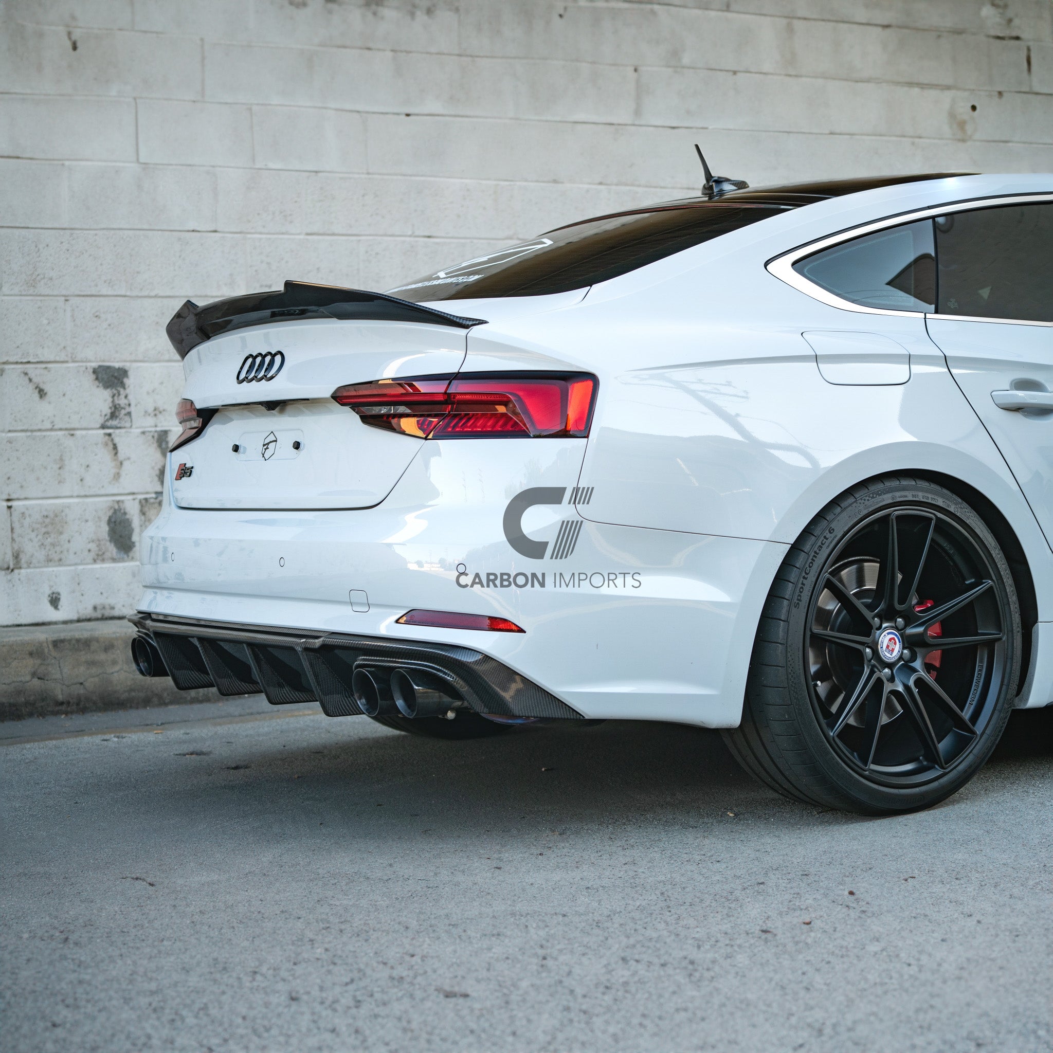 Audi S5/A5 S-Line B9 Carbon Fiber Rear Diffuser 2017-2019