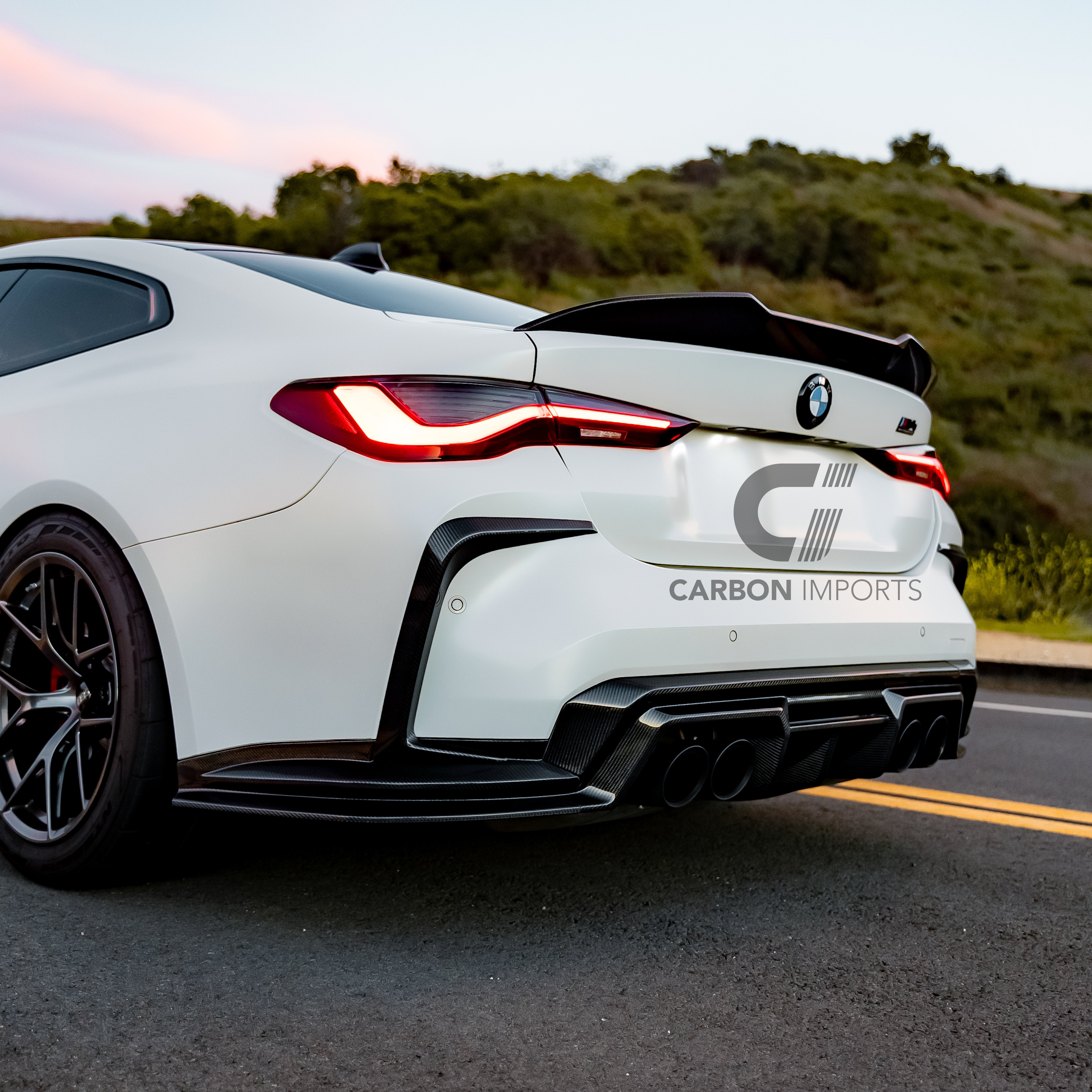 BMW M3/M4 G80/G81/G82/G83 Carbon Fiber Rear Diffuser 2020-2026