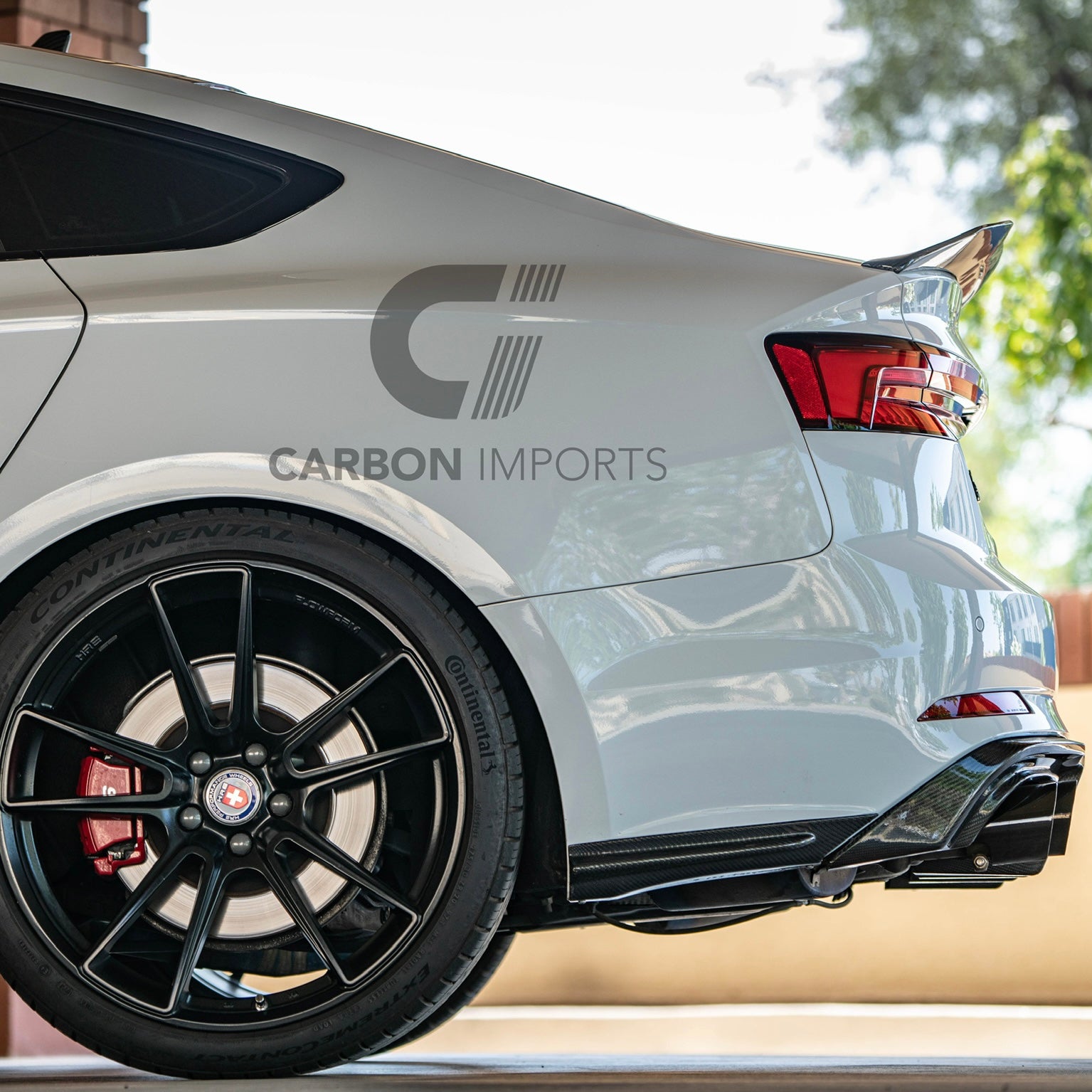 Audi S5/A5 B9 Carbon Fiber Rear Bumper Canards 2017-2019