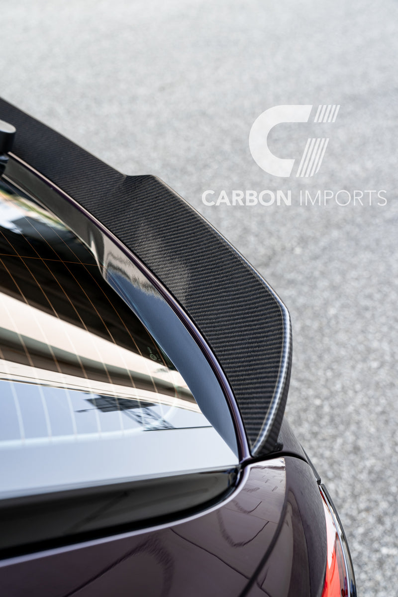 Audi RS6 C8 Carbon Fiber Trunk Lip 2020-2024 V1