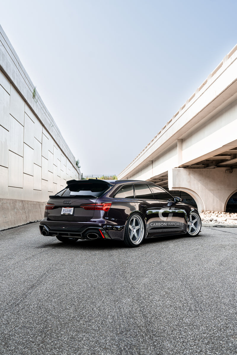 Audi RS6 C8 Carbon Fiber Trunk Lip 2020-2024 V1