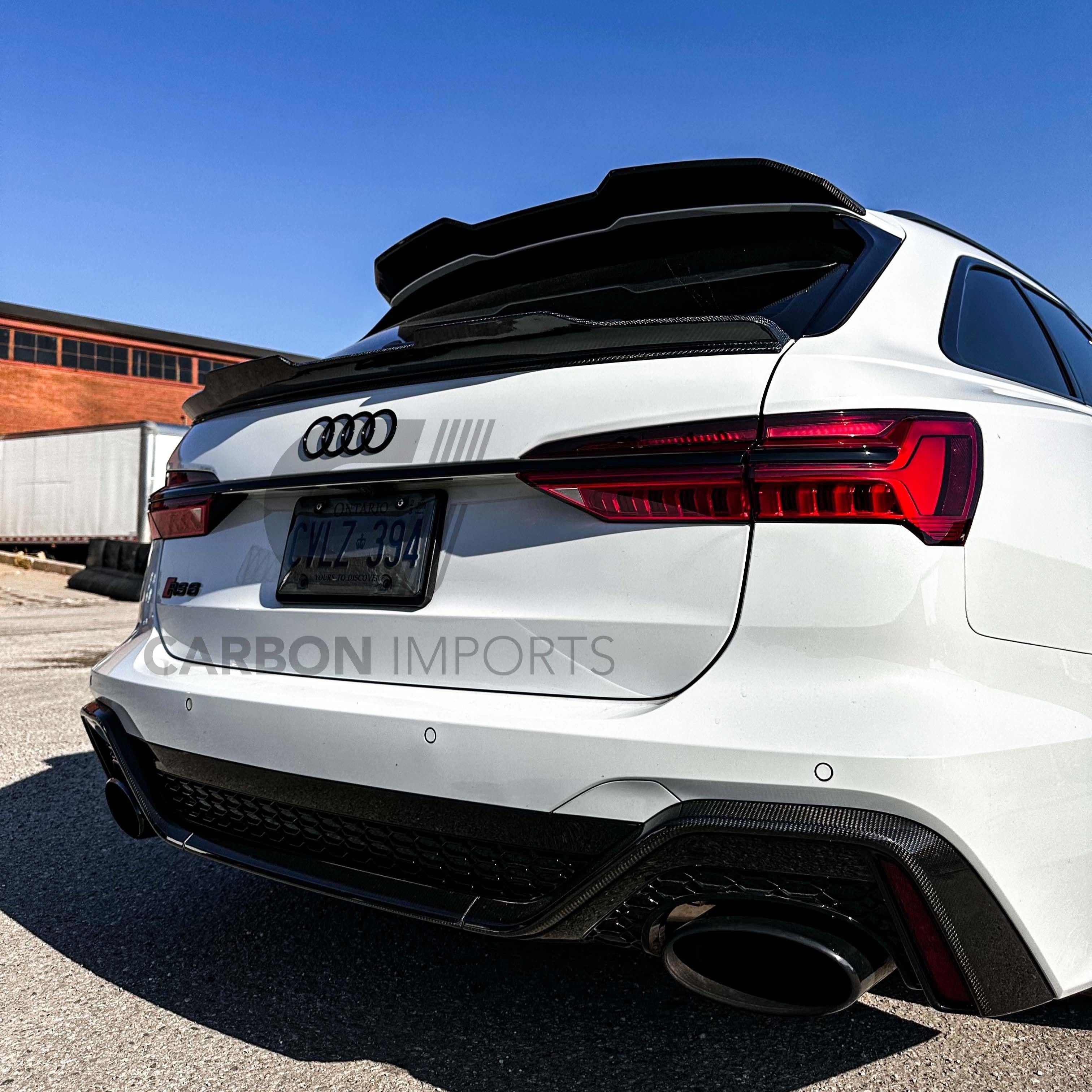 Audi RS6 C8 Carbon Fiber Trunk Lip 2020-2026 V2