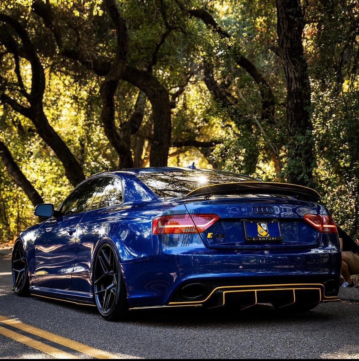 Audi RS5 B8/B8.5 Carbon Fiber Trunk Lip 2010-2016 V1