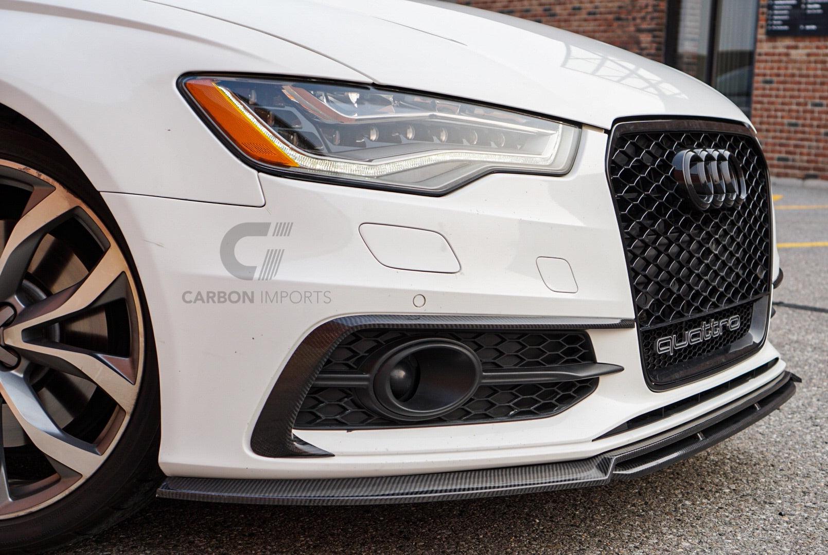 Audi S6/A6 S-Line C7 Carbon Fiber Front Lip 2012-2015