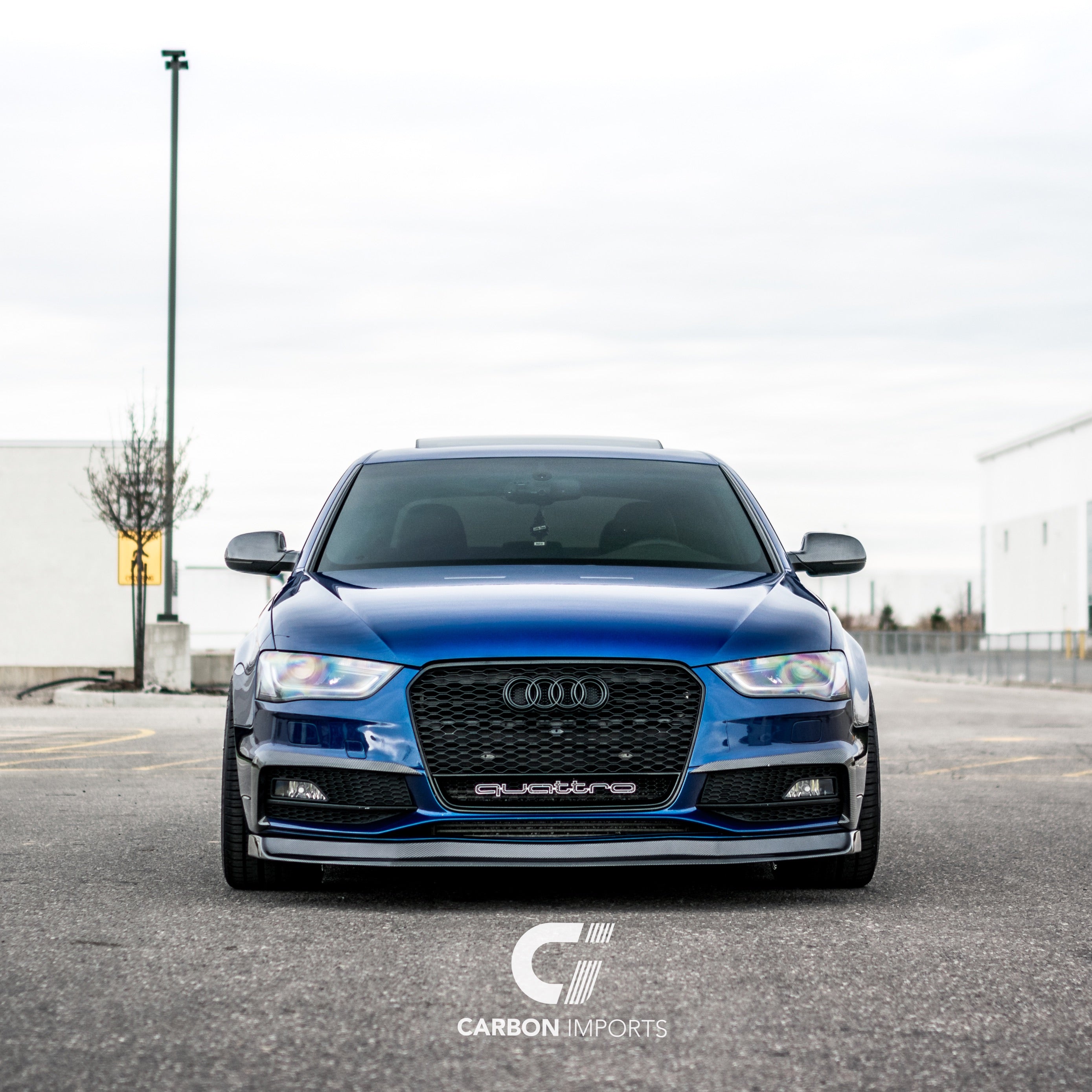Audi S4/A4 S-Line B8.5 Carbon Fiber Fog Canards 2013-2016