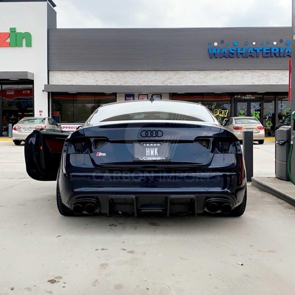 Audi S5/A5 S-Line B8 Carbon Fiber Rear Diffuser 2007-2012