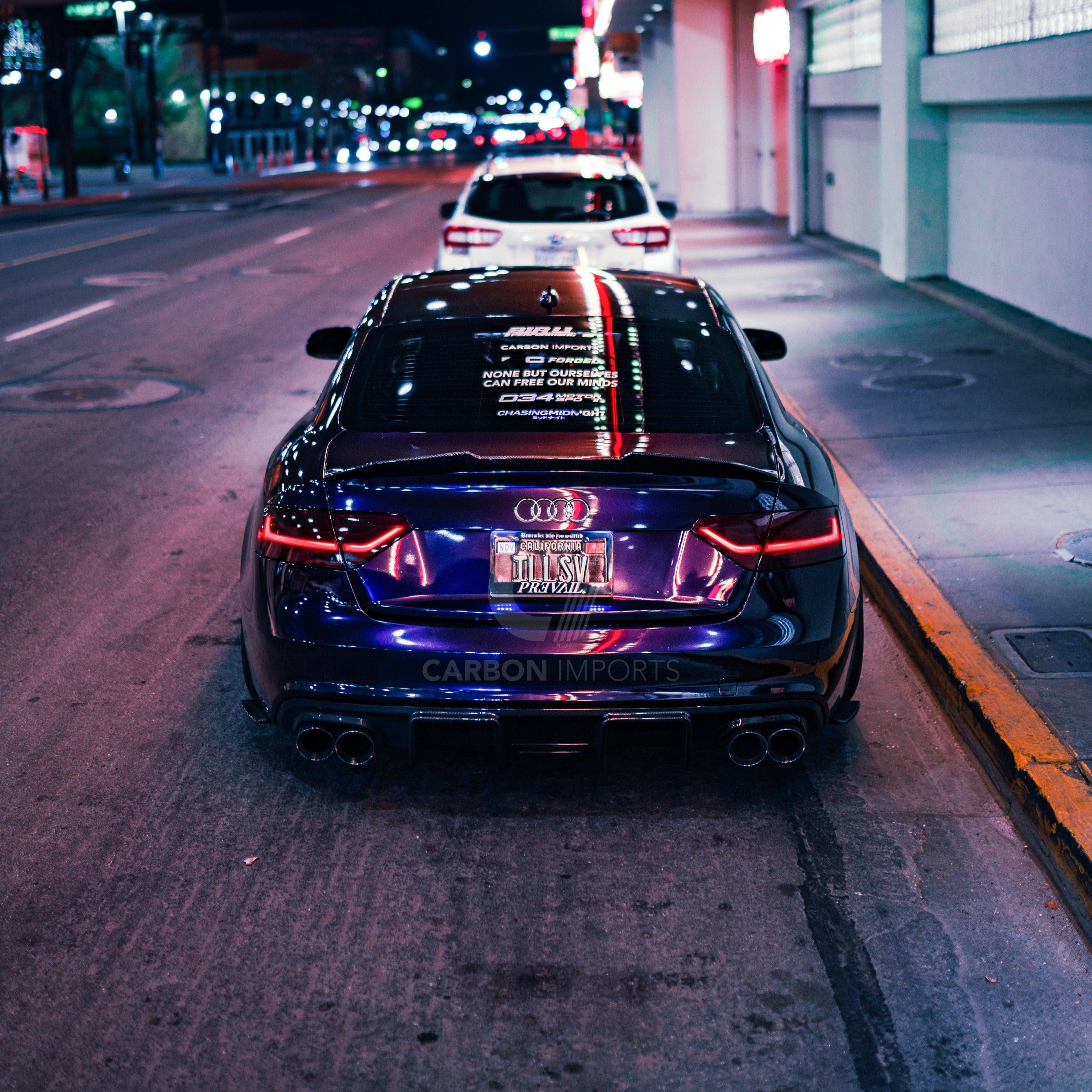 Audi S5/A5 S-Line B8.5 Carbon Fiber Rear Diffuser 2013-2016