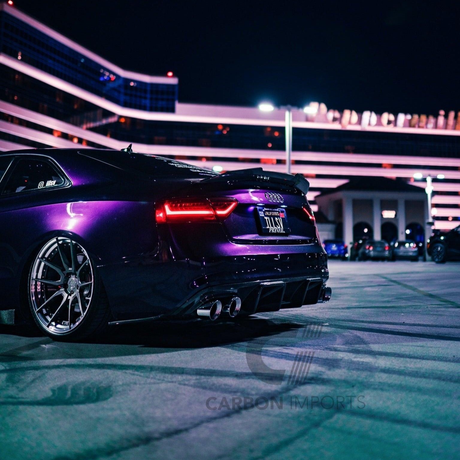 Audi S5/A5 S-Line B8.5 Carbon Fiber Rear Diffuser 2013-2016