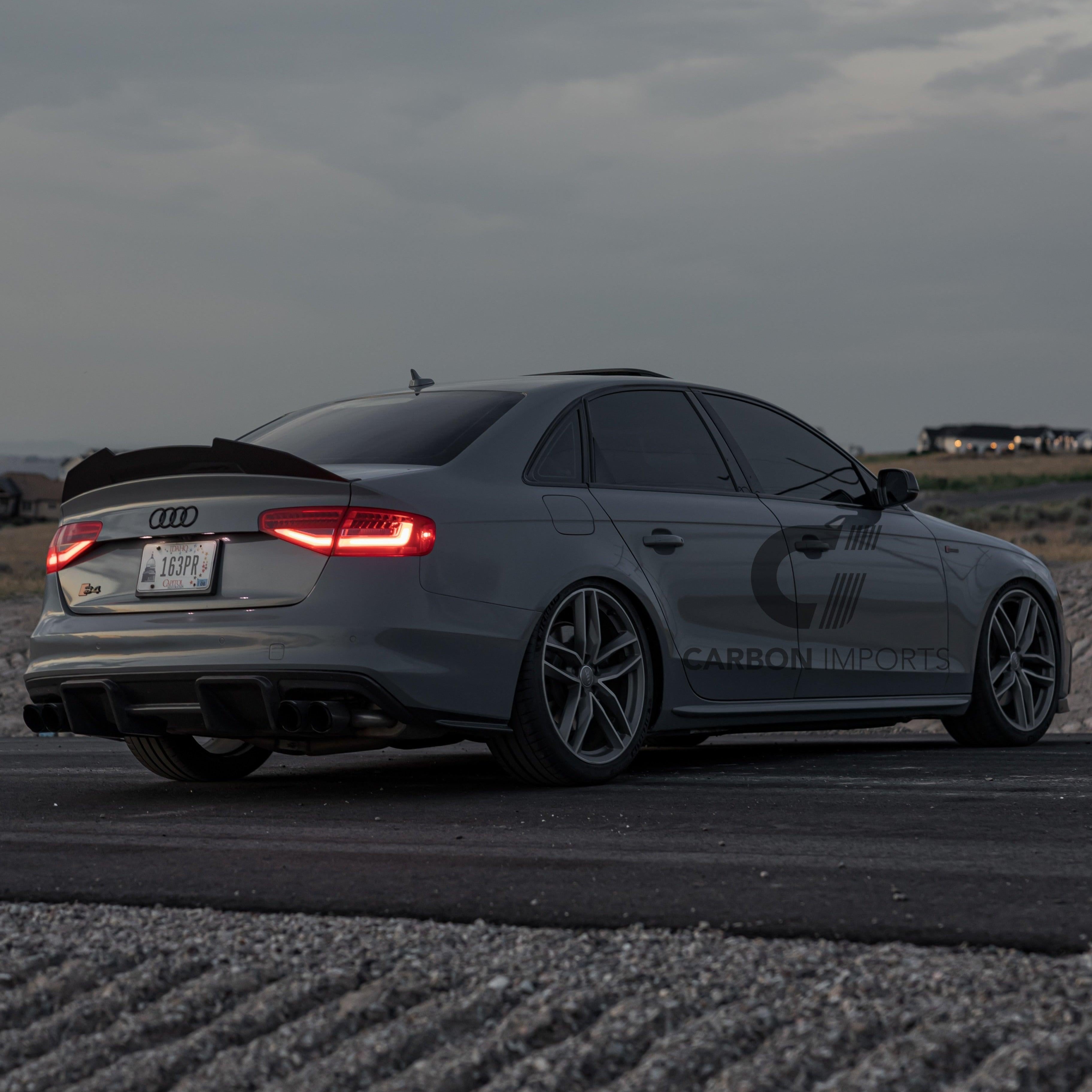 Audi S4 B8/B8.5 Carbon Fiber Trunk Lip 2009-2016 V4.5