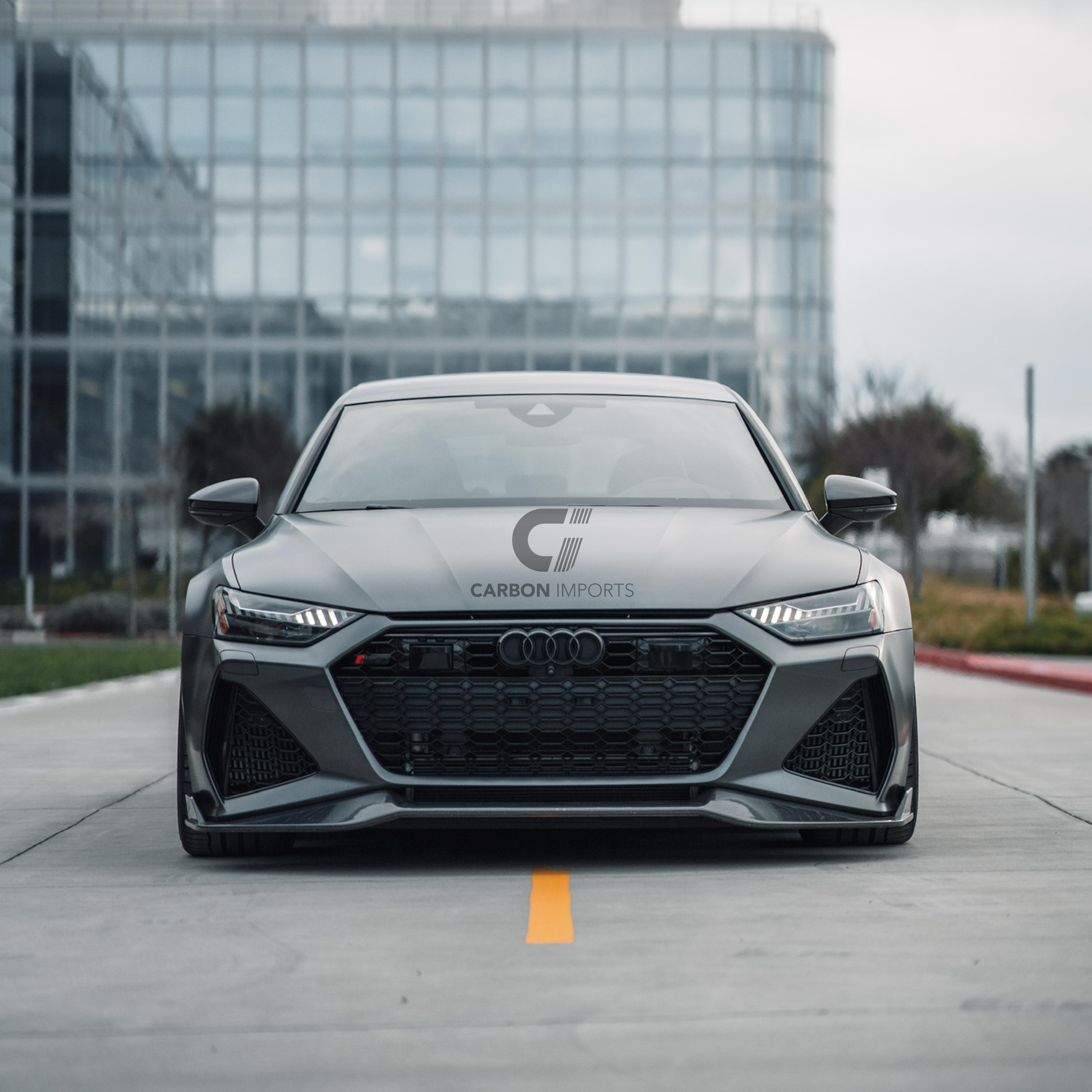 Audi RS6/RS7 C8 Carbon Fiber Front Lip 2020-2026