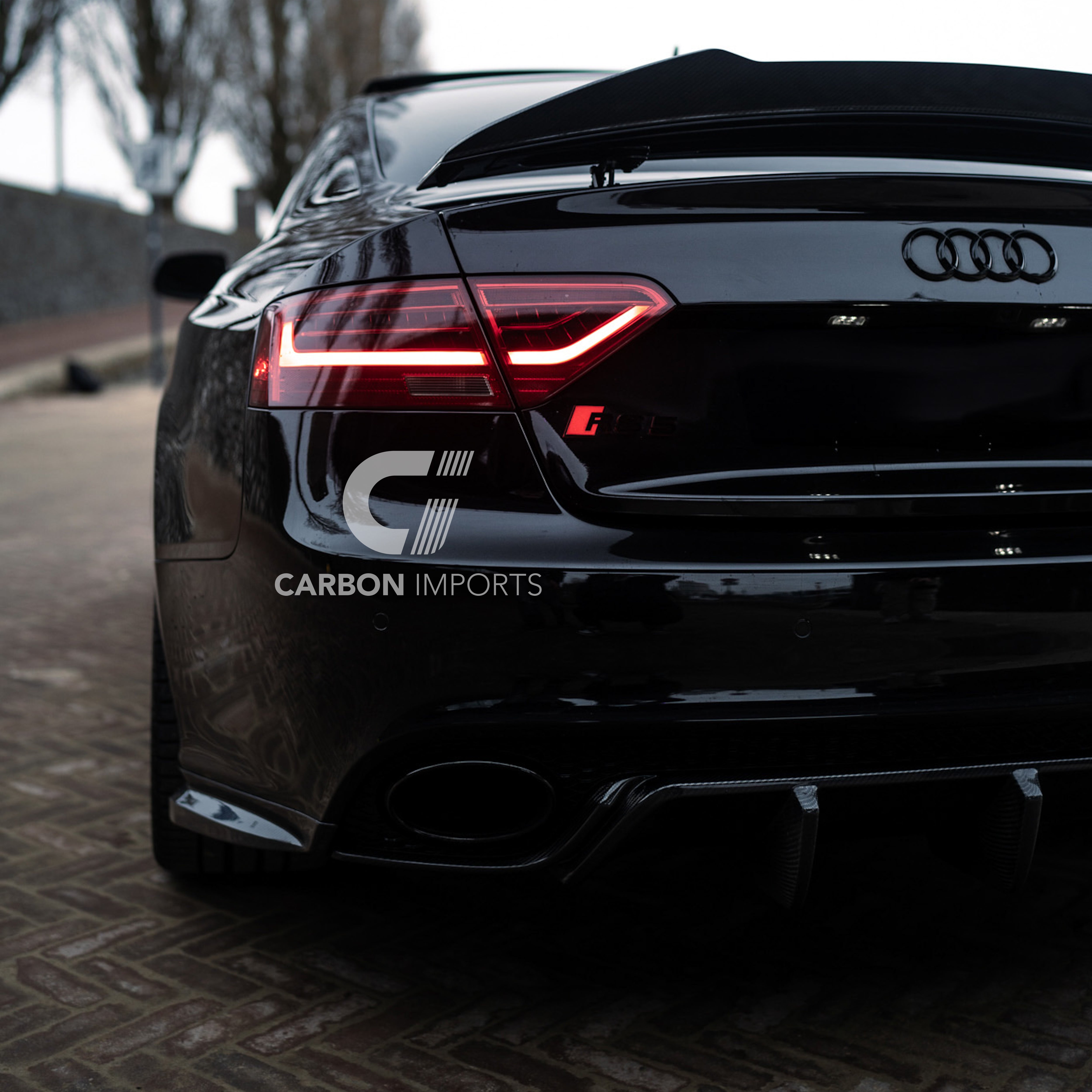 Audi RS5 B8/B8.5 Carbon Fiber Rear Diffuser 2010-2016