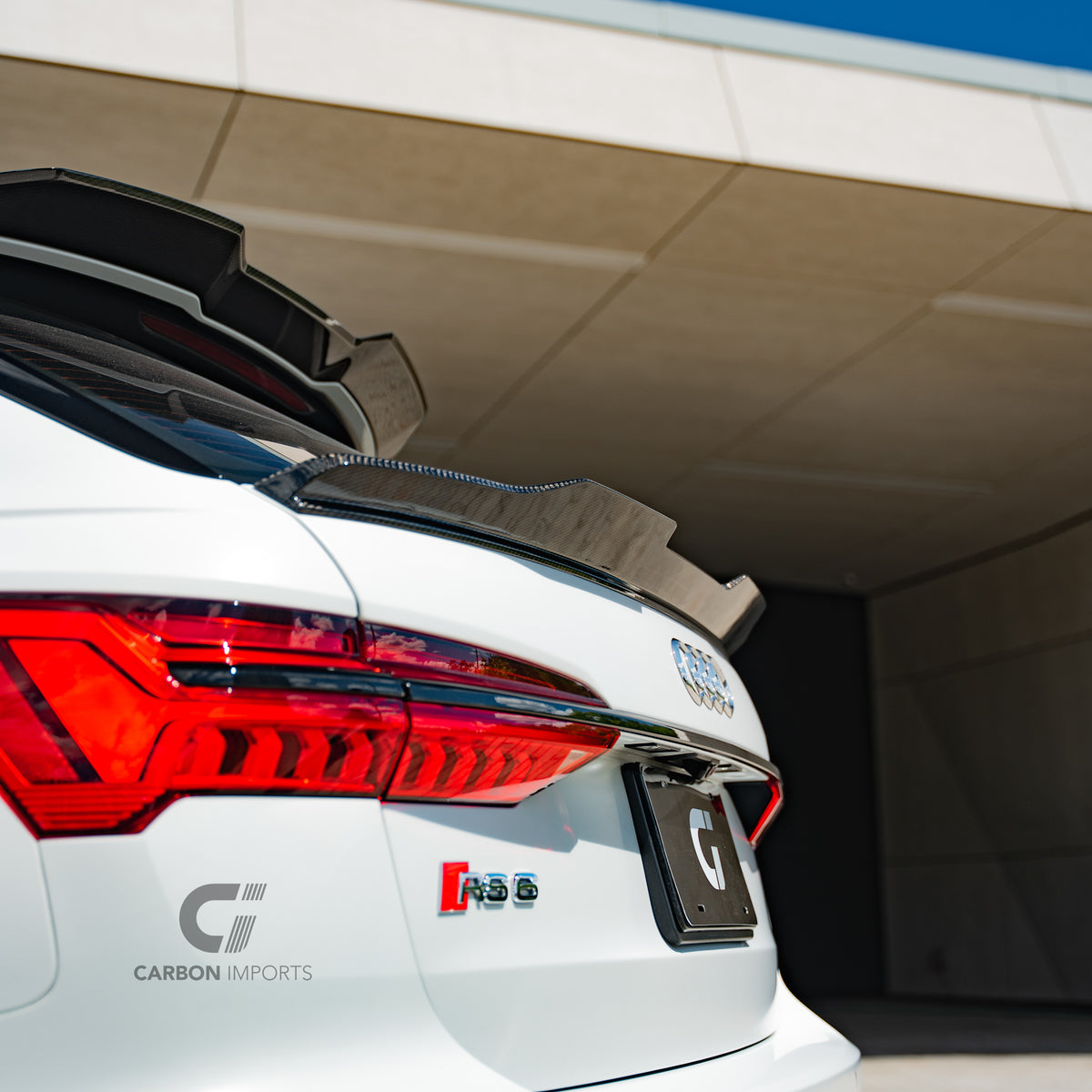 Audi RS6 C8 Carbon Fiber Trunk Lip 2020-2026 V2