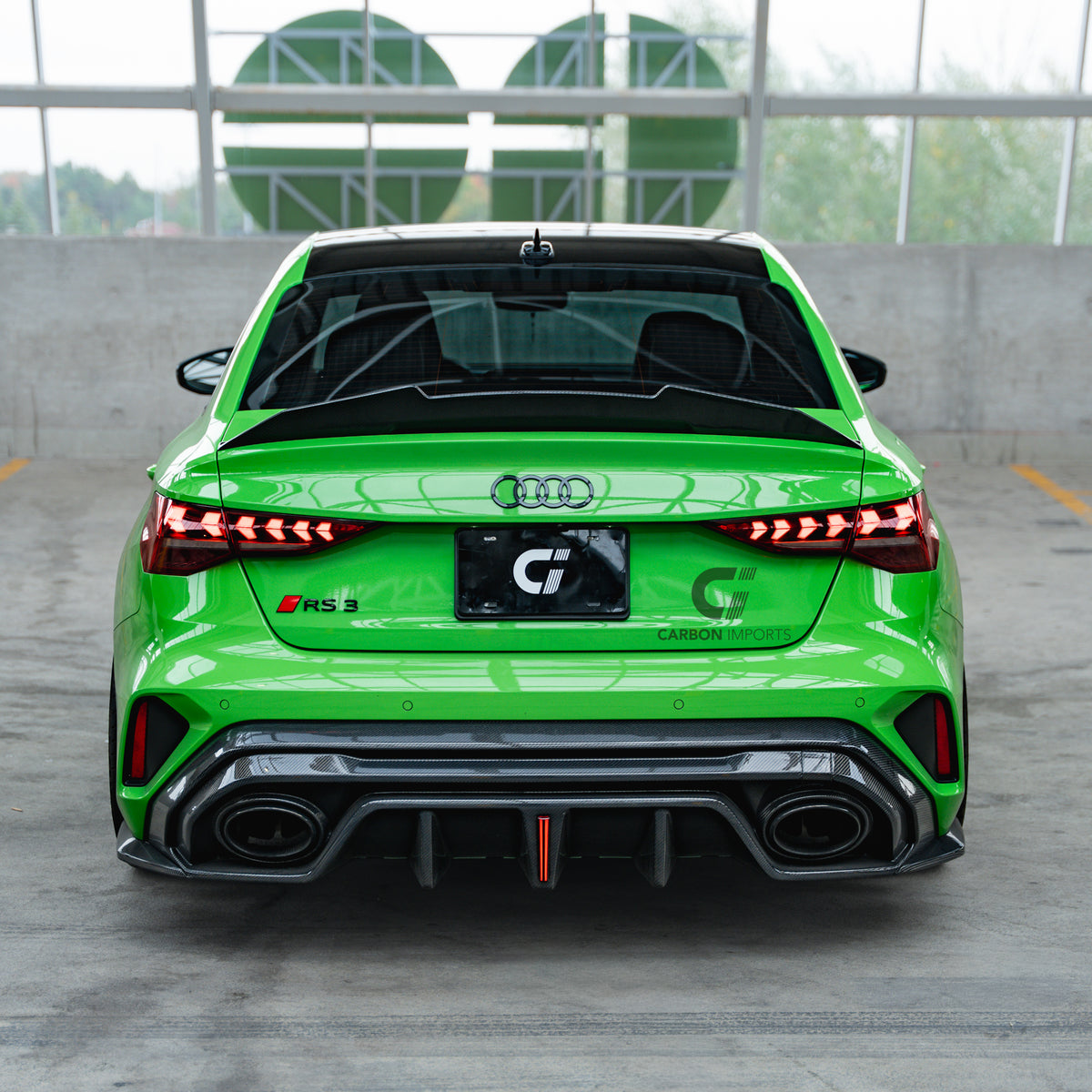 Audi A3/S3/RS3 8Y/8Y.5 Carbon Fiber Trunk Lip 2021-2026 V4.5
