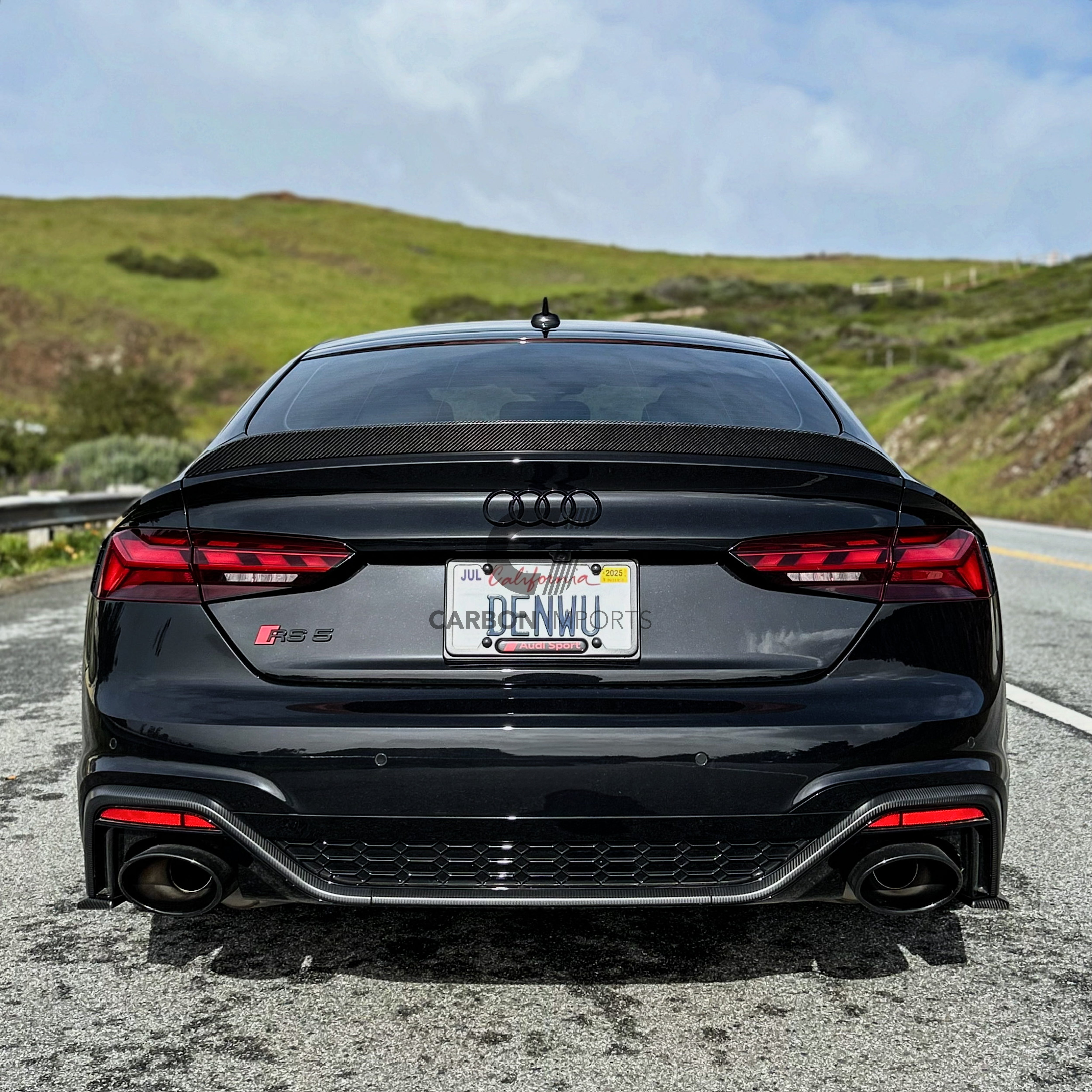 Audi A5/S5/RS5 B9/B9.5 Carbon Fiber Trunk Lip 2017-2025 V1