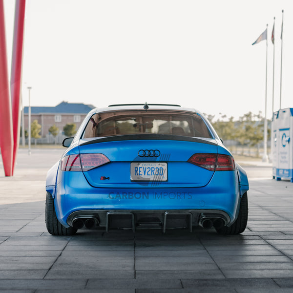 Audi S4/A4 S-Line B8 Carbon Fiber Rear Diffuser 2009-2012