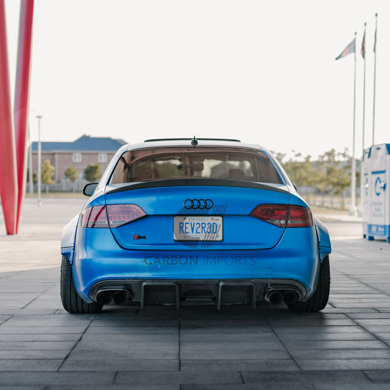 Audi S4/A4 S-Line B8 Carbon Fiber Rear Diffuser 2009-2012