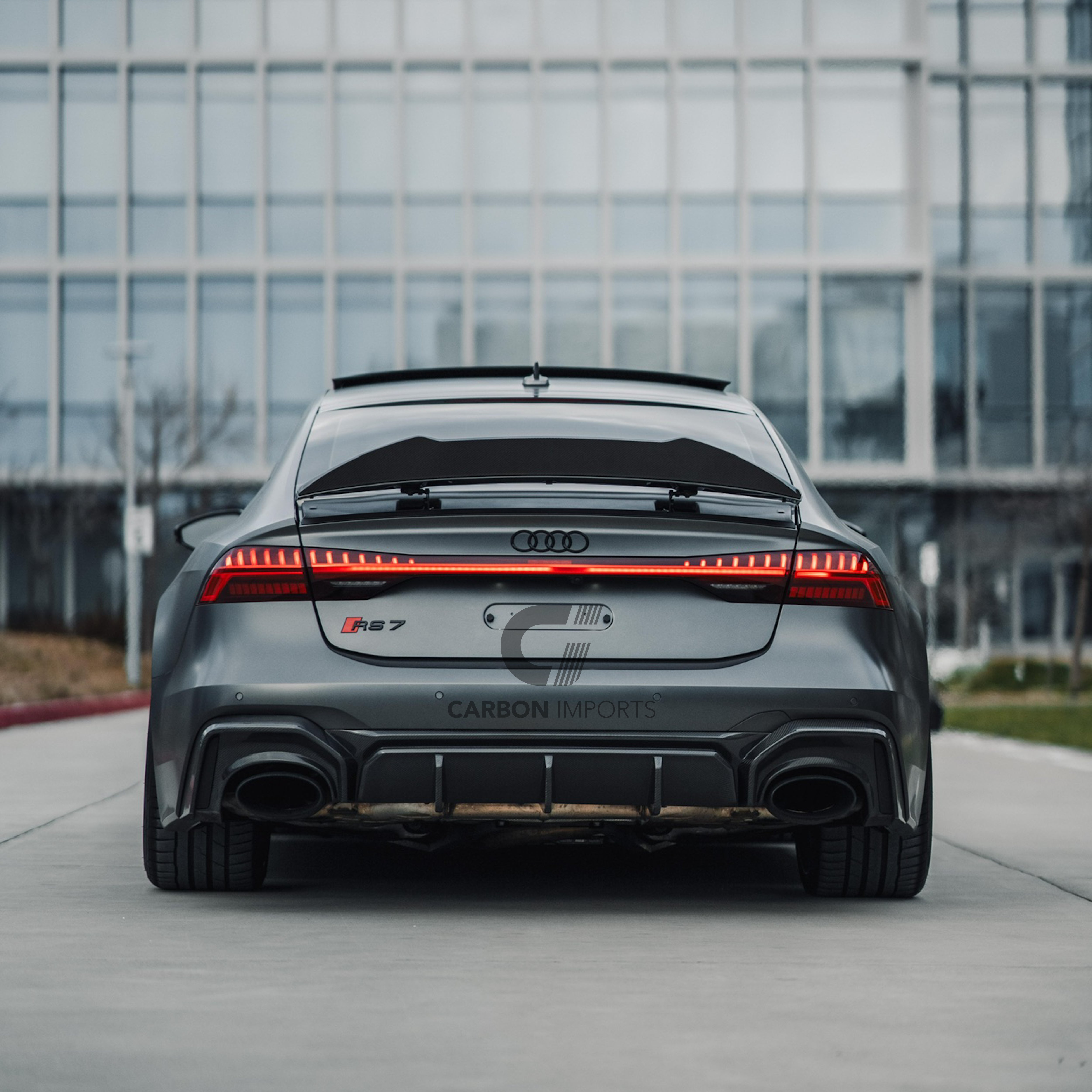 Audi RS6/RS7 C8 Carbon Fiber Rear Diffuser 2020-2026