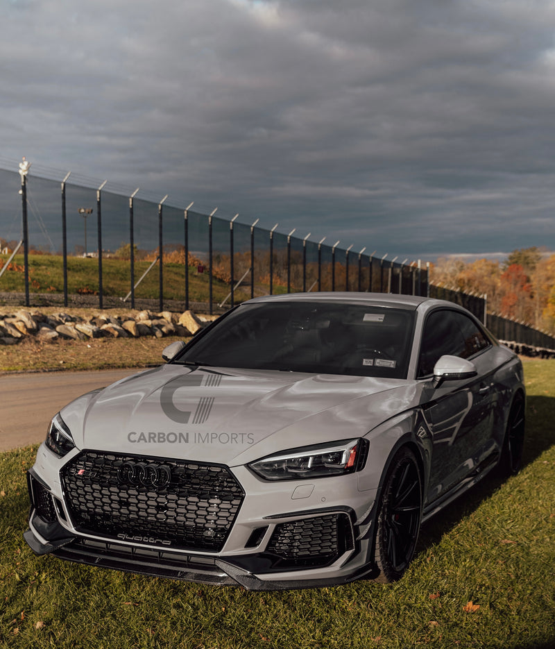 Audi RS5 2017-2019 B9 Carbon Fiber Front Fog Canards