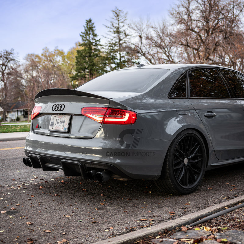 Audi S4/A4 S-Line B8.5 Carbon Fiber Rear Diffuser 2013-2016