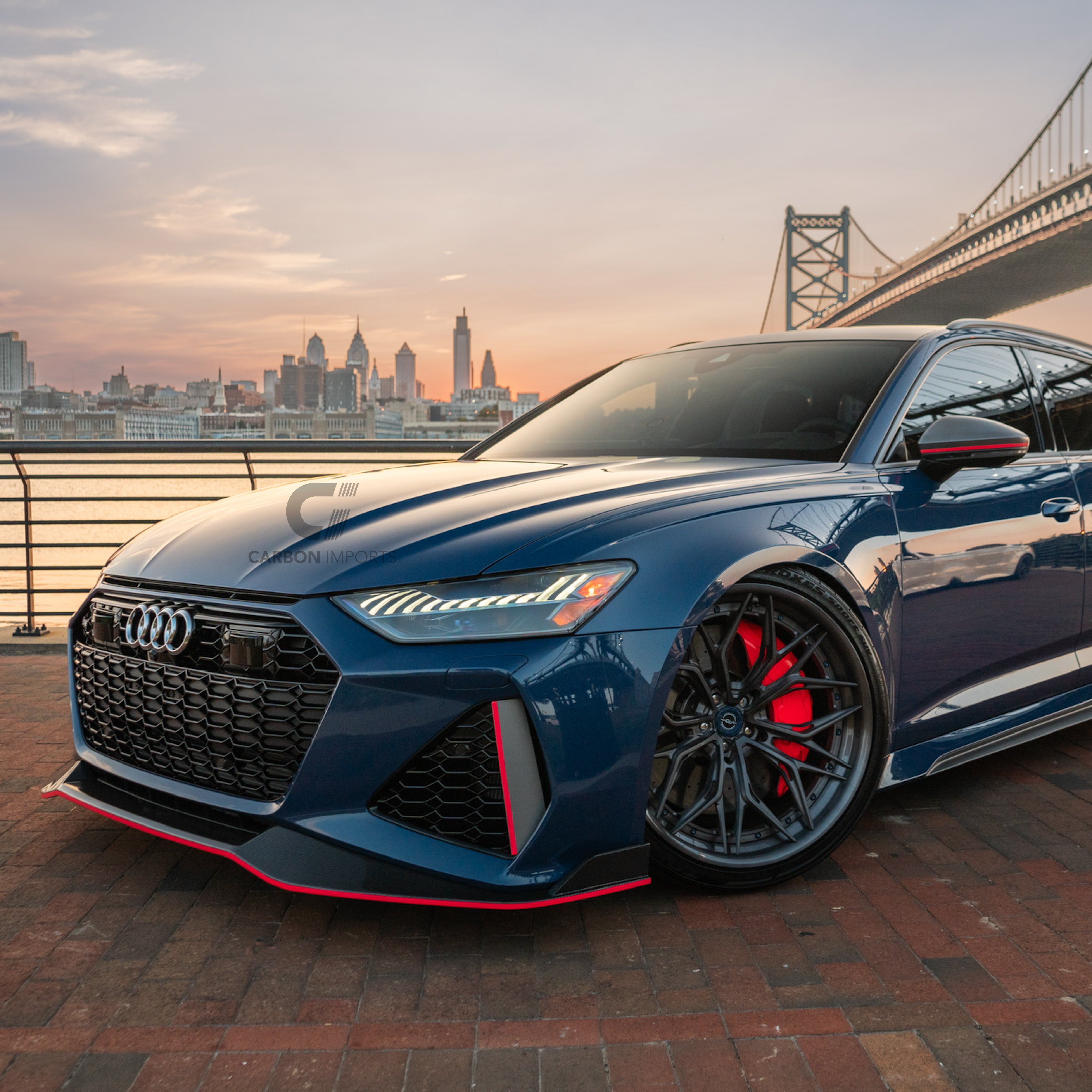 Audi RS6/RS7 C8 Carbon Fiber Front Lip 2020-2026