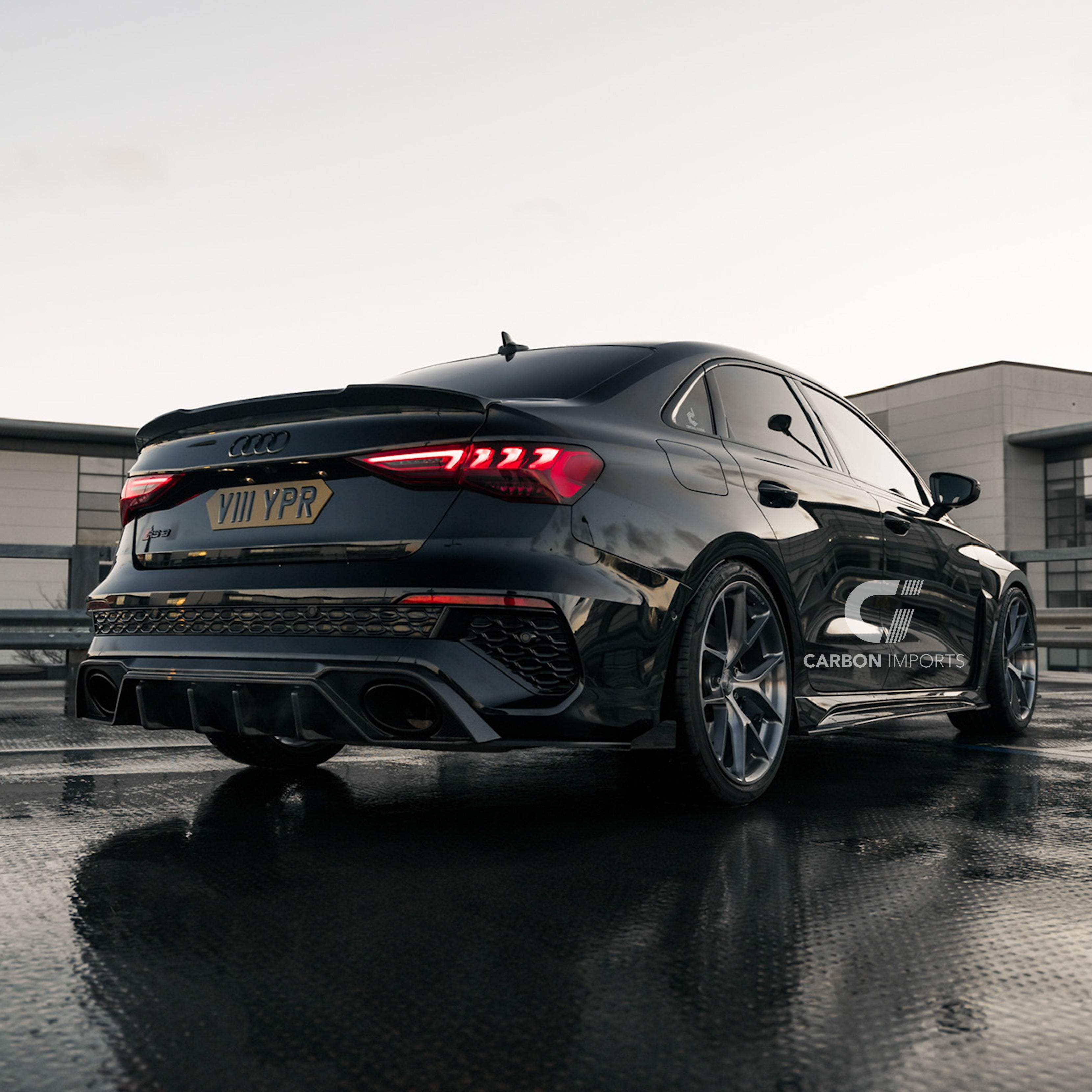 Audi RS3 8Y Carbon Fiber Side Skirts 2021-2024