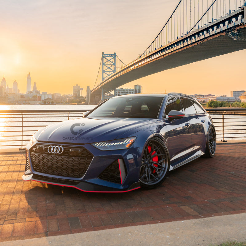 Audi RS6/RS7 C8 Carbon Fiber Front Lip 2020-2025