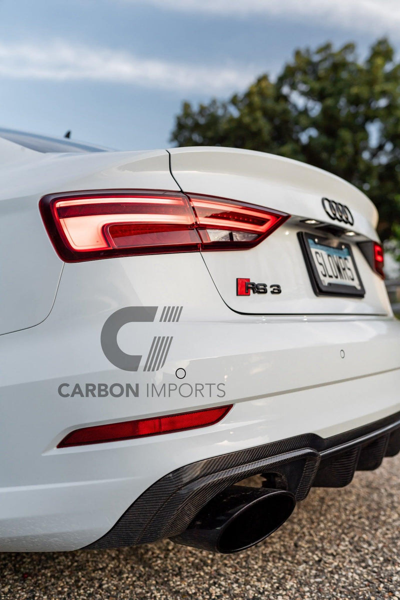 Audi RS3 8V Carbon Fiber Rear Diffuser 2017-2020