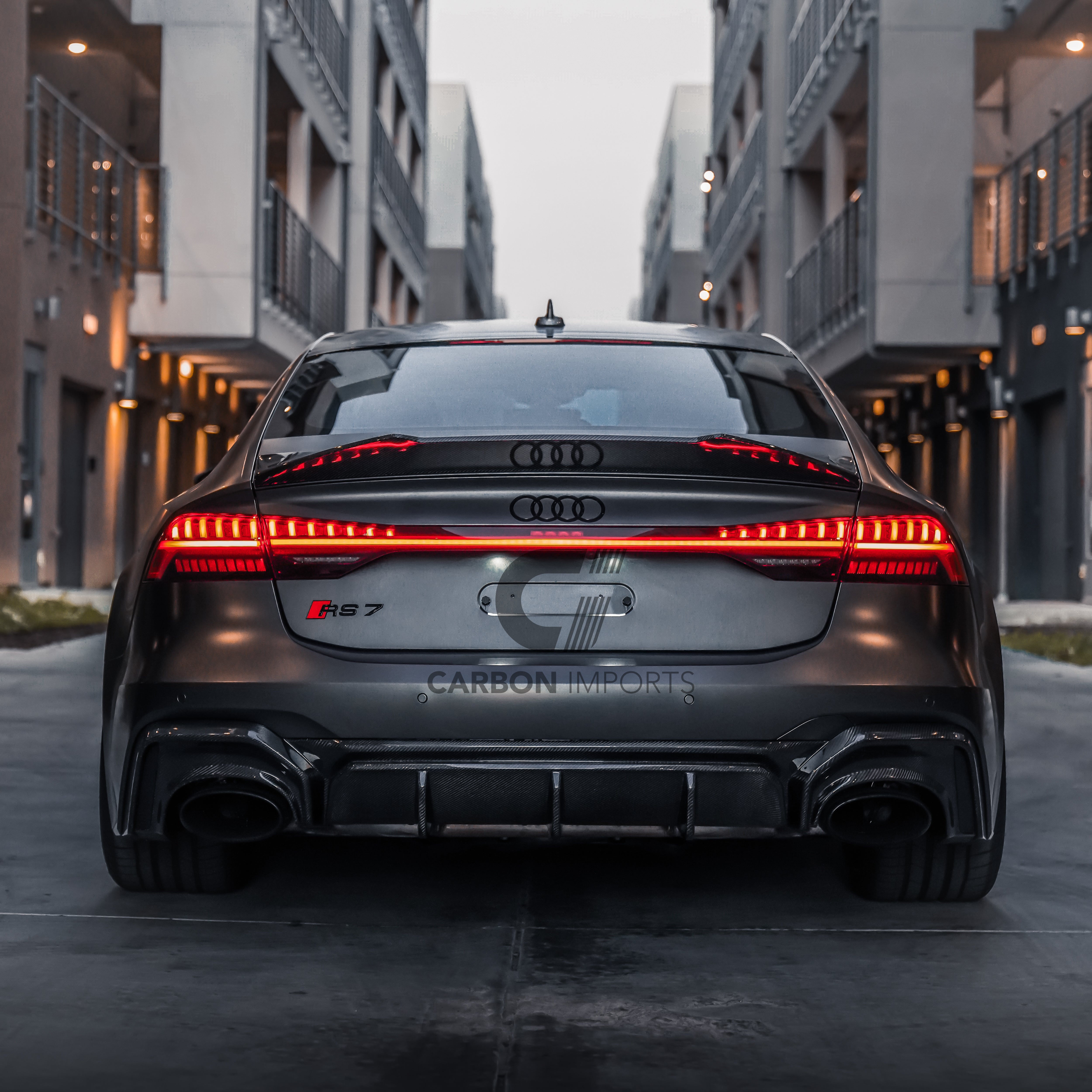 Audi A7/S7/RS7 C8 Carbon Fiber Trunk Lip 2020-2026 V2