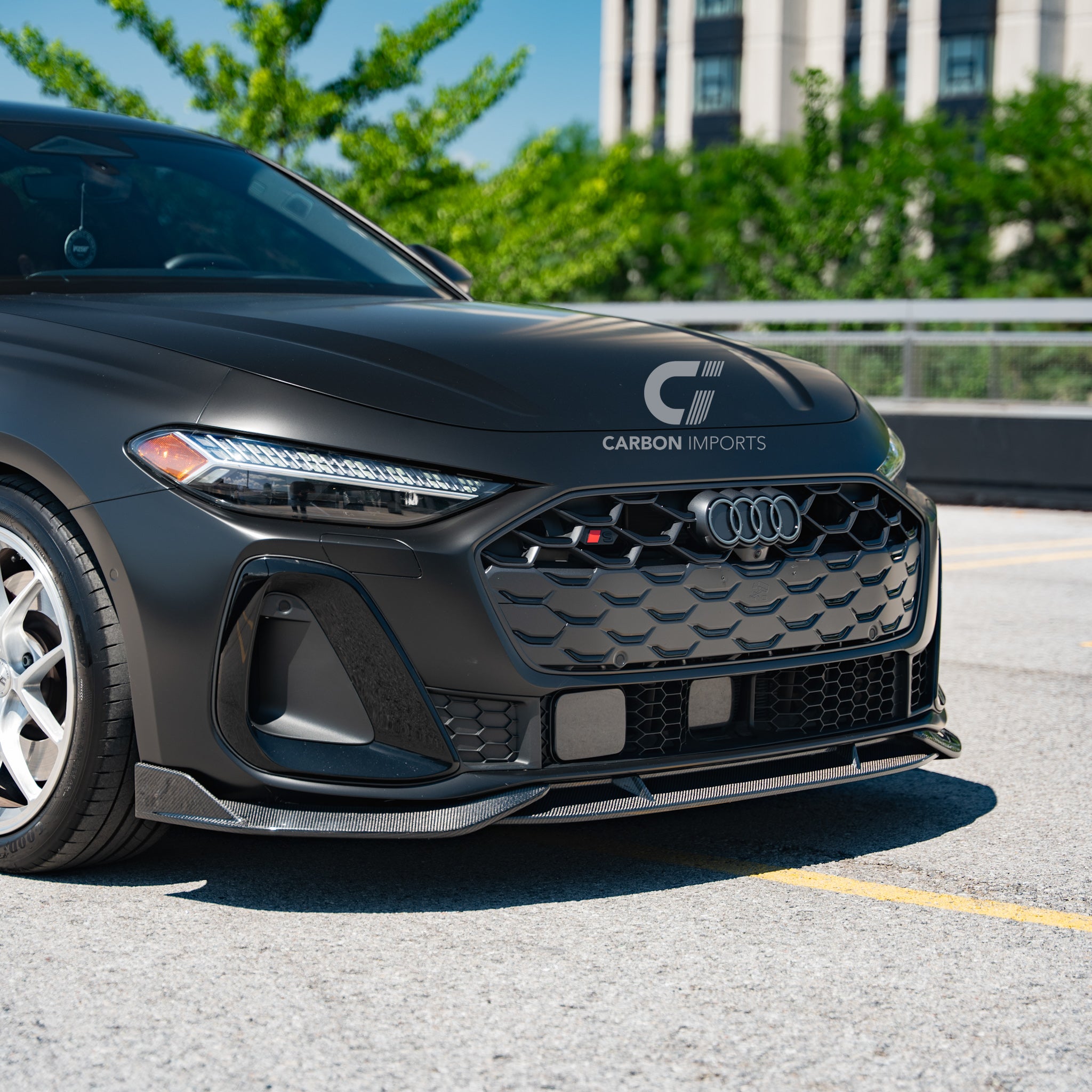 Audi S5/A5 S-Line B10 Carbon Fiber Front Lip 2025-2027