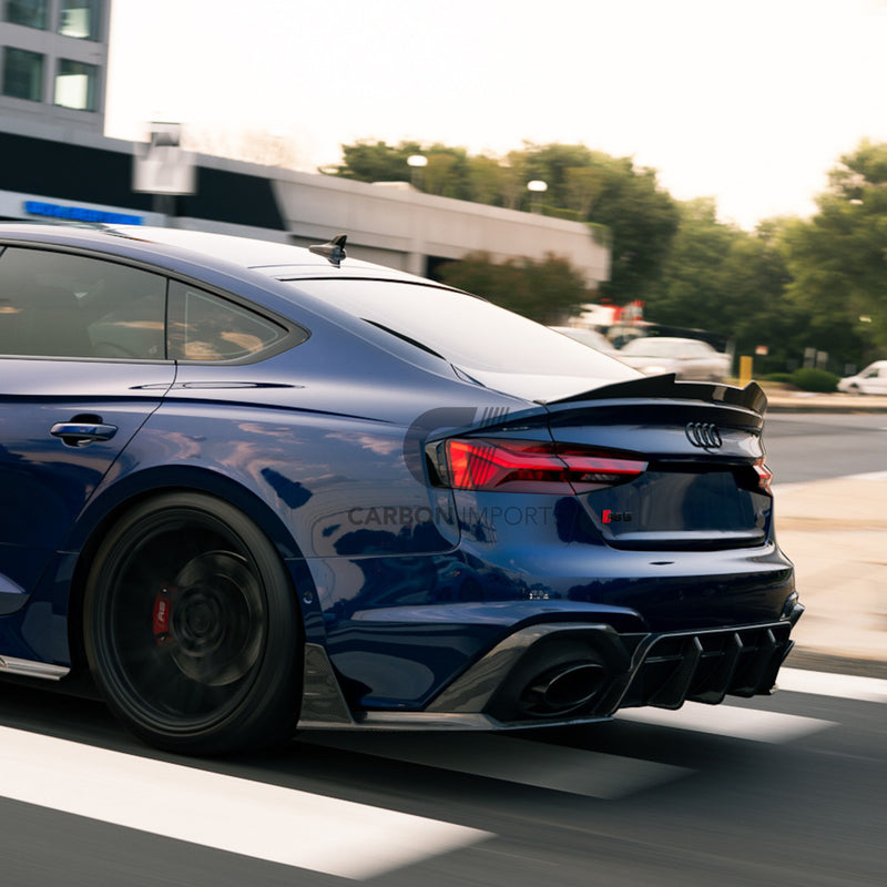 Audi A5/S5/RS5 B9 Carbon Fiber Trunk Lip 2017-2025 V2