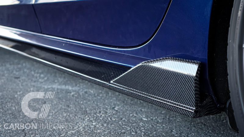 Audi S4/A4 B8/B8.5 Carbon Fiber Side Skirts 2009-2016