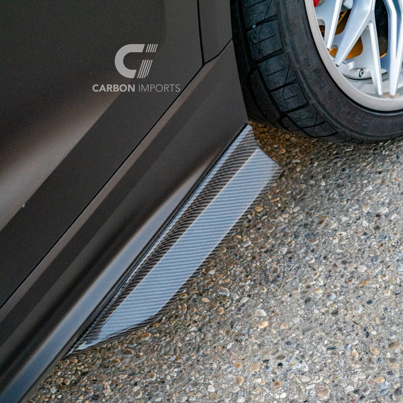 Audi RSQ8 Carbon Fiber Side Skirts 2020-2024