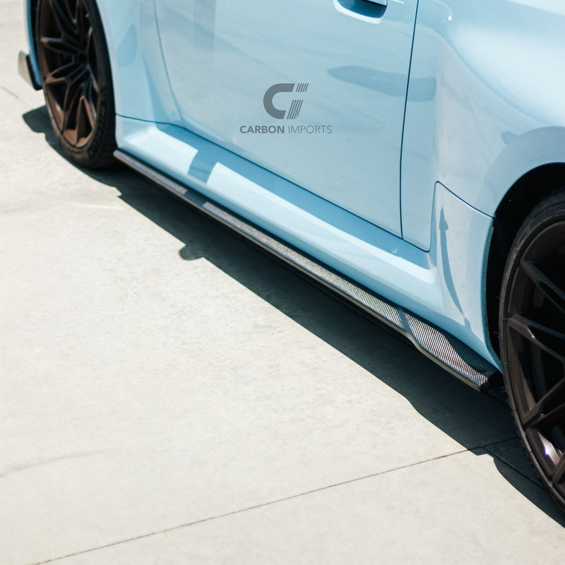 BMW M2 G87 Carbon Fiber Side Skirts 2023-2025