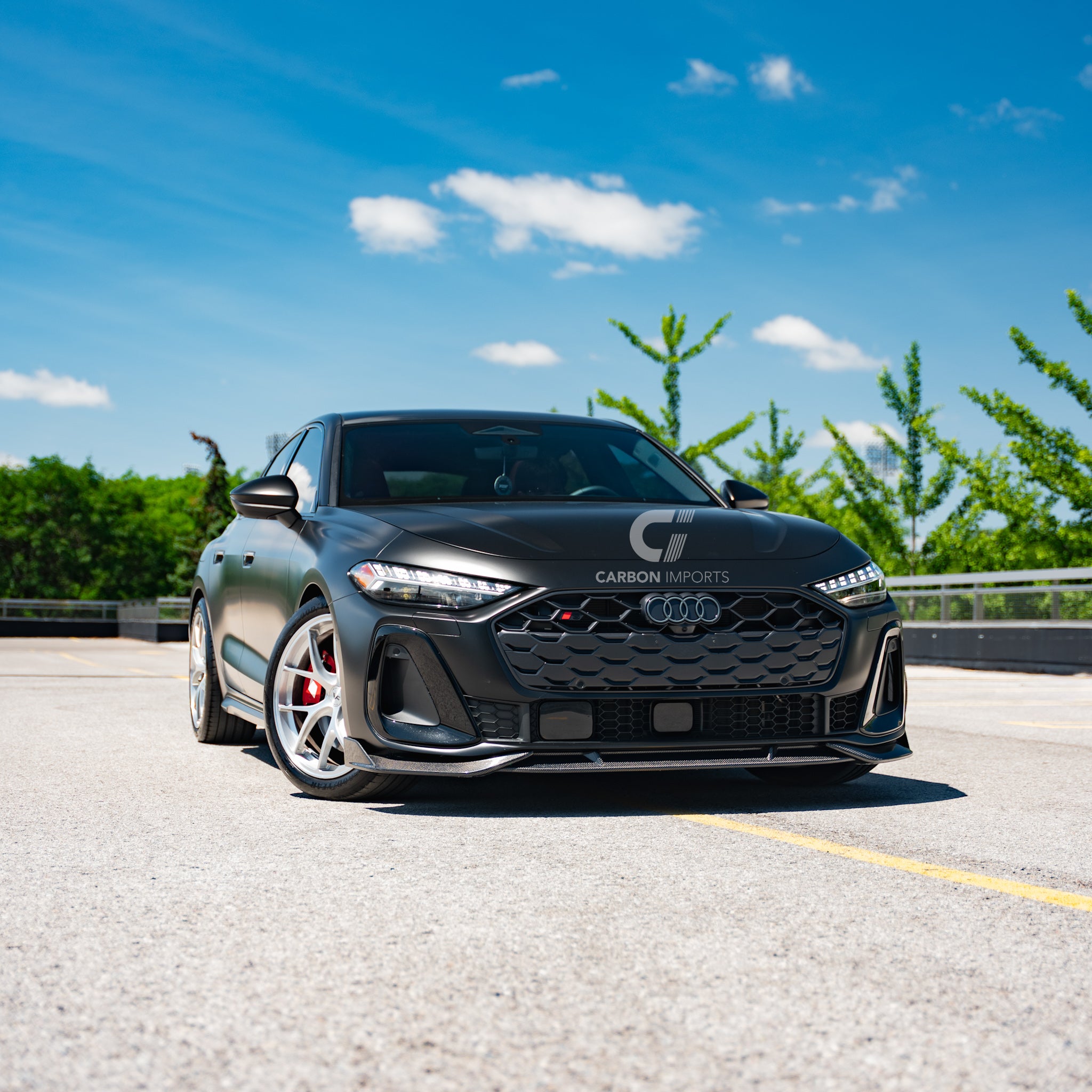 Audi S5/A5 S-Line B10 Carbon Fiber Front Lip 2025-2027